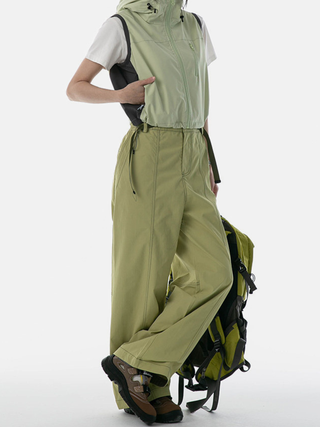 Vellax - Women's Water-Repellent Straight-Leg Utility Pants