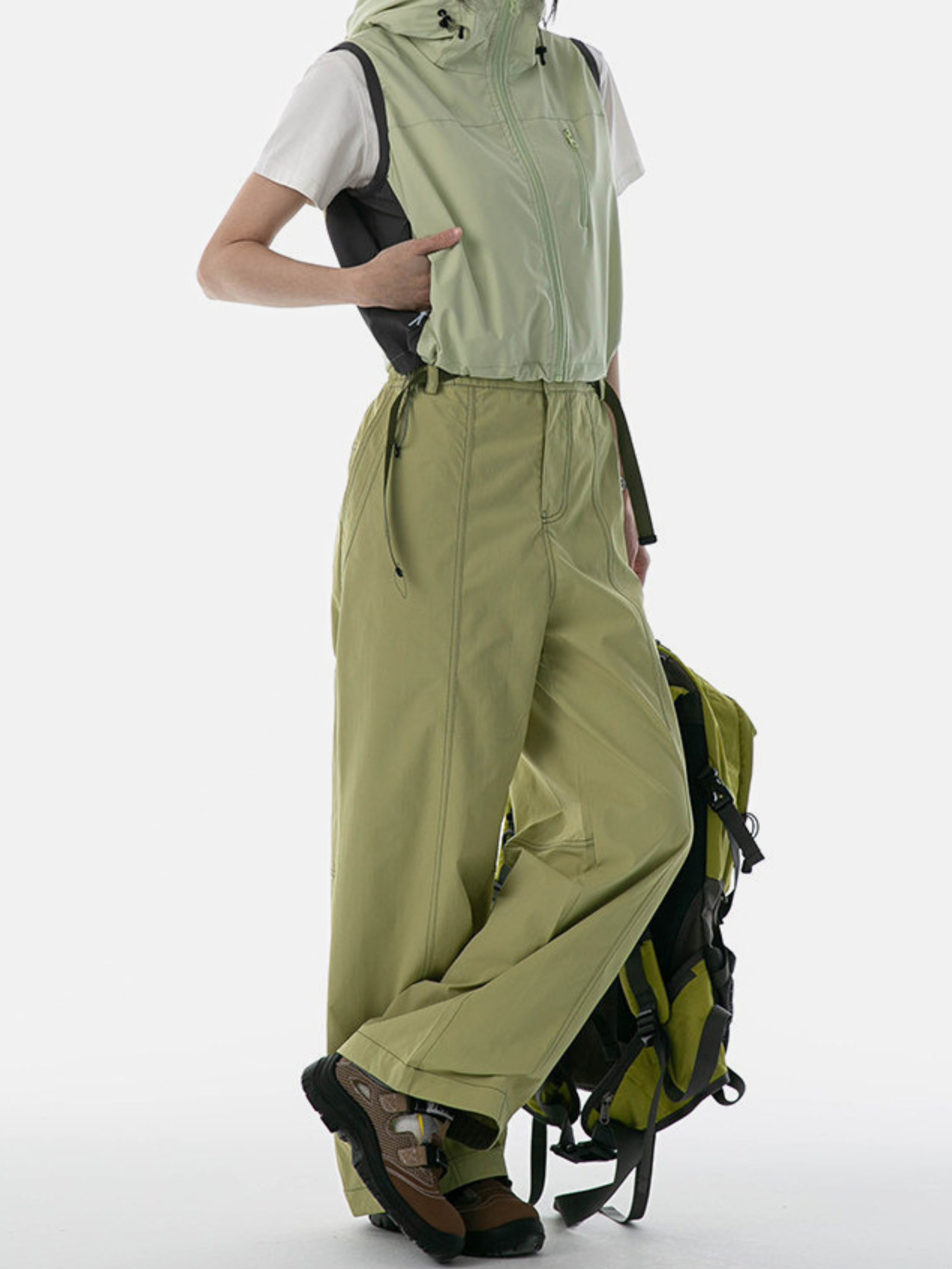 Vellax - Women's Water-Repellent Straight-Leg Utility Pants