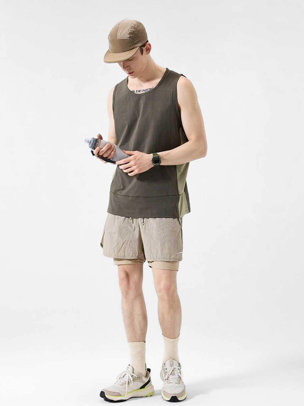 TrailSit - Unisex Quick-Dry 2-in-1 Active Shorts