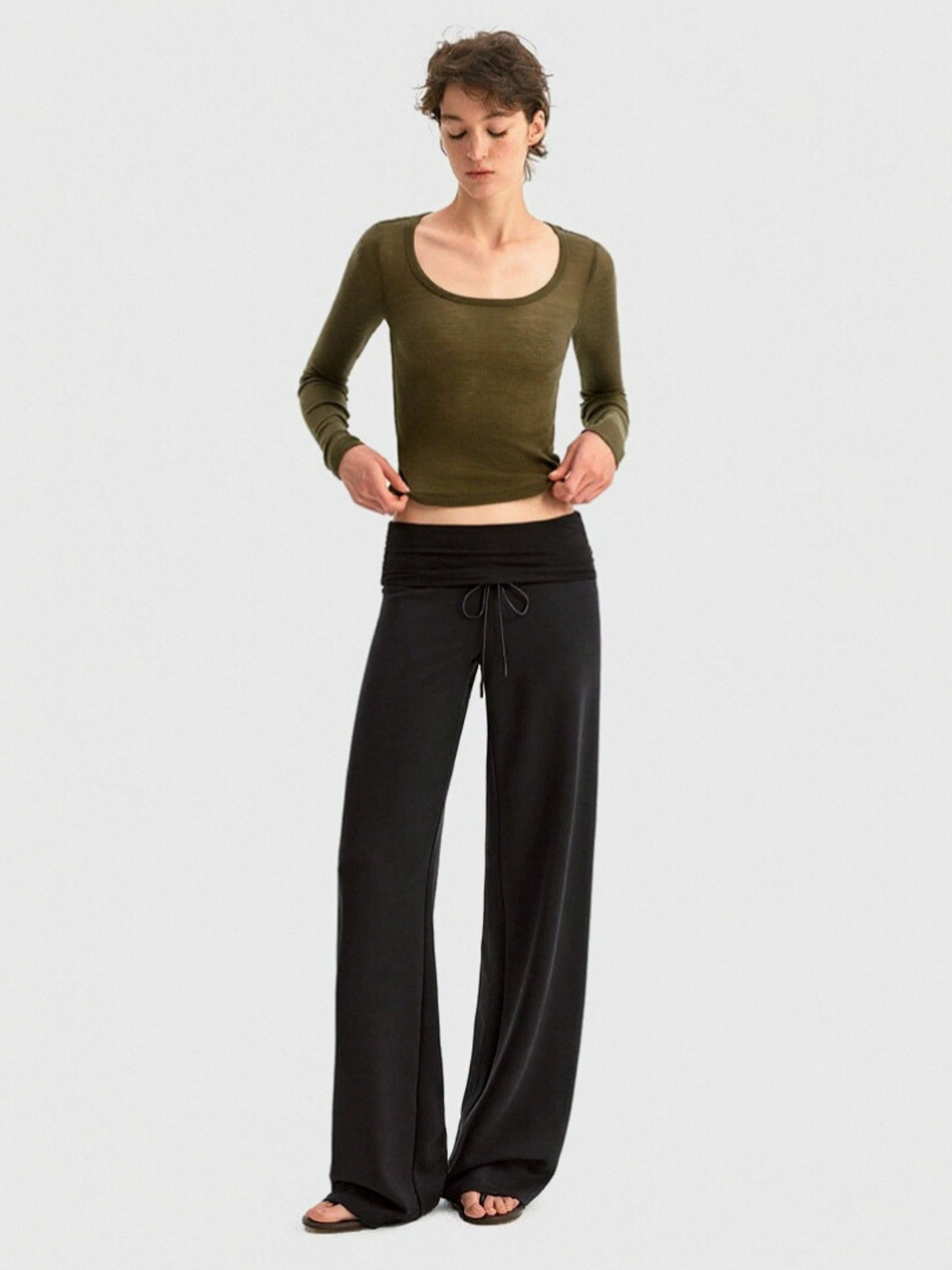 BareFeel - Women's Soft Stretch Draped Comfort Pants
