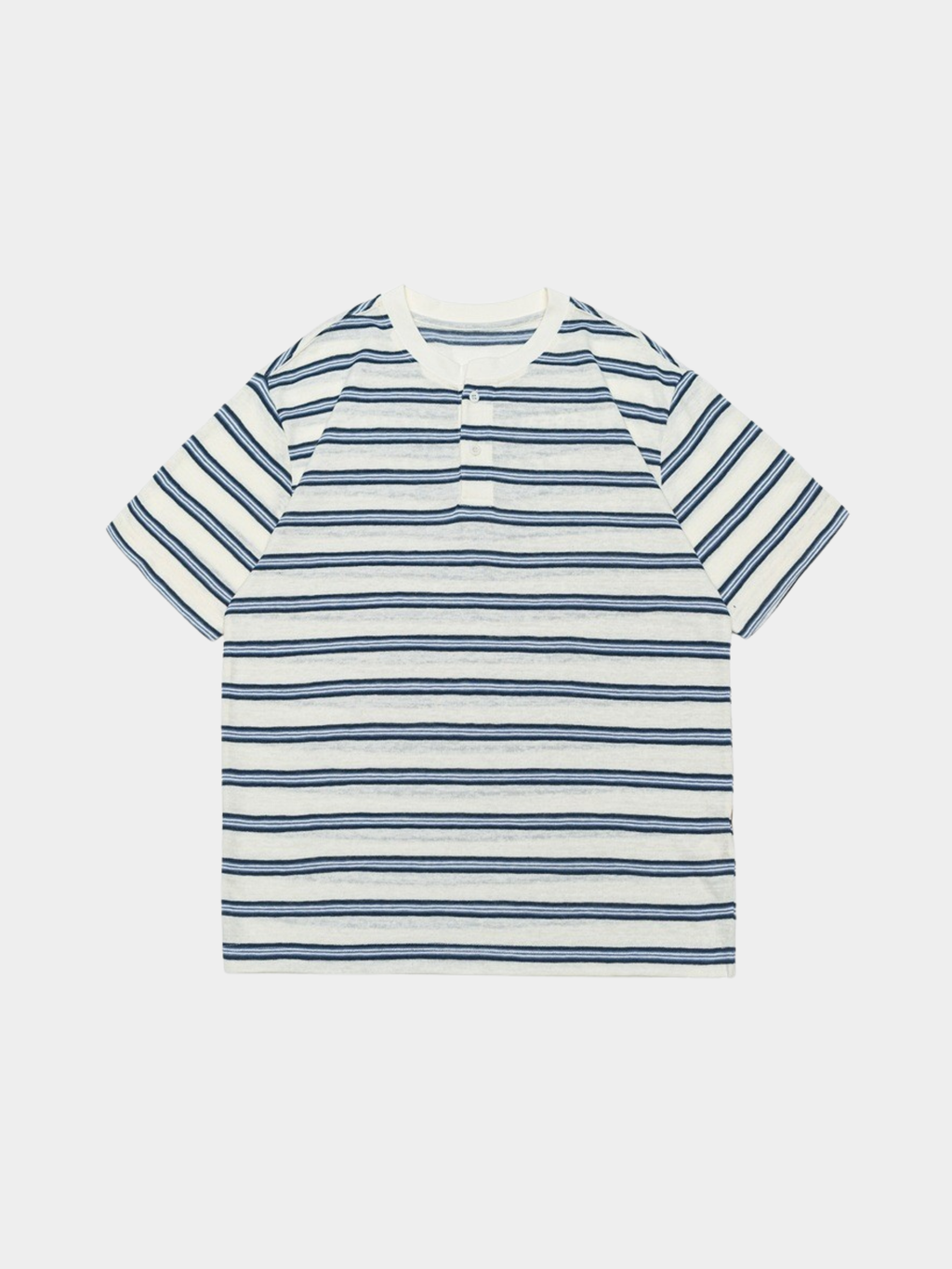 CrestWrap - Men's Lyocell Blend Henley Short Sleeve T-Shirt