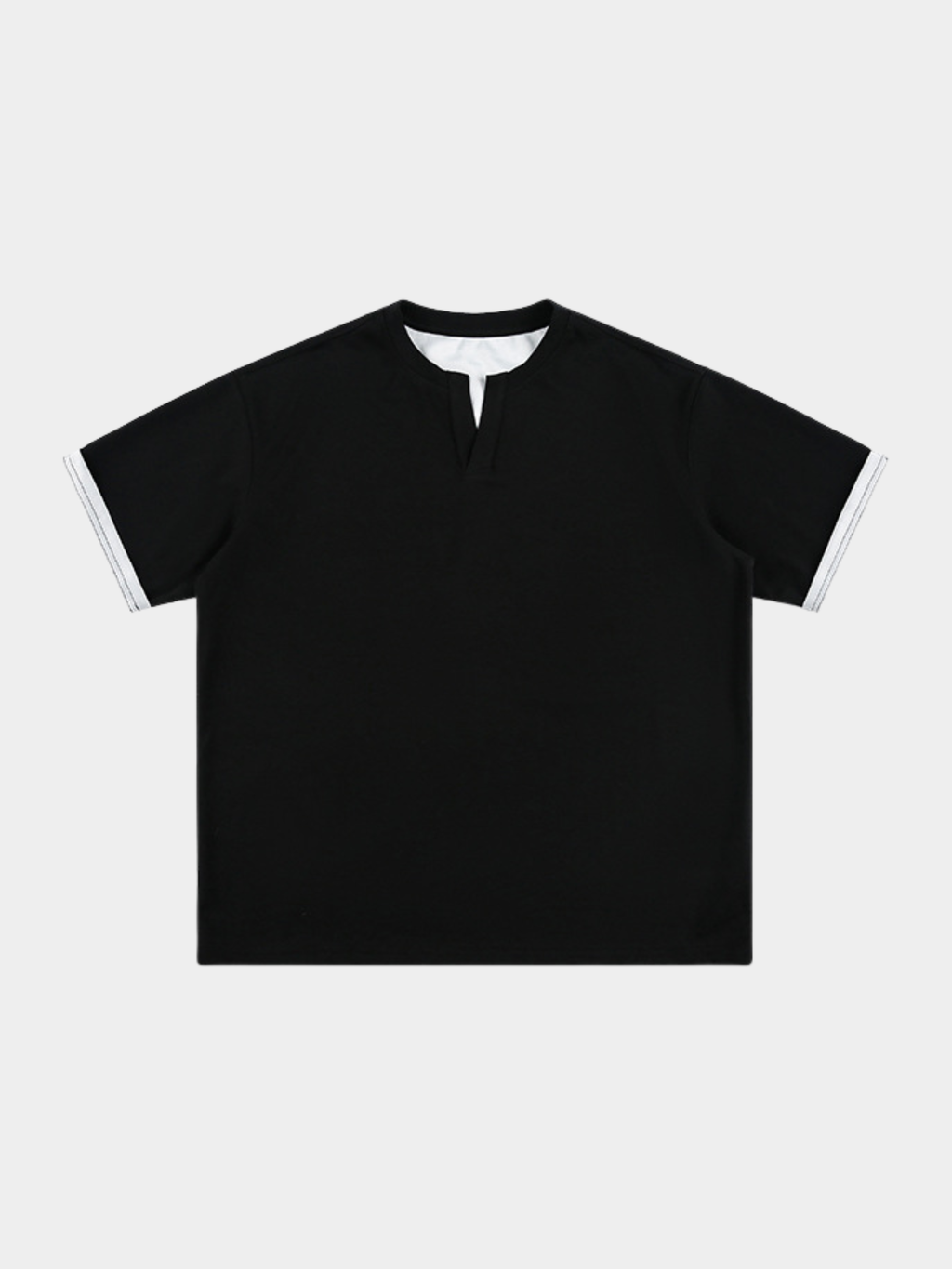 Thunderridge - Men's Layered Crew Neck T-Shirt