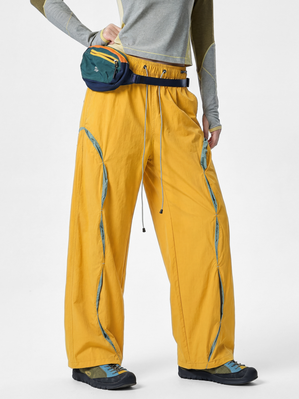 AlpineValley - Unisex UV-Resistant Water-Repellent Colorblock Cargo Pants