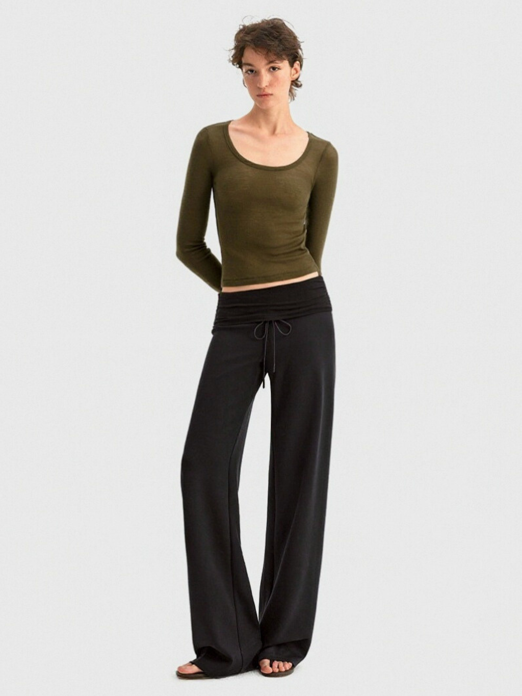 BareFeel - Women's Soft Stretch Draped Comfort Pants
