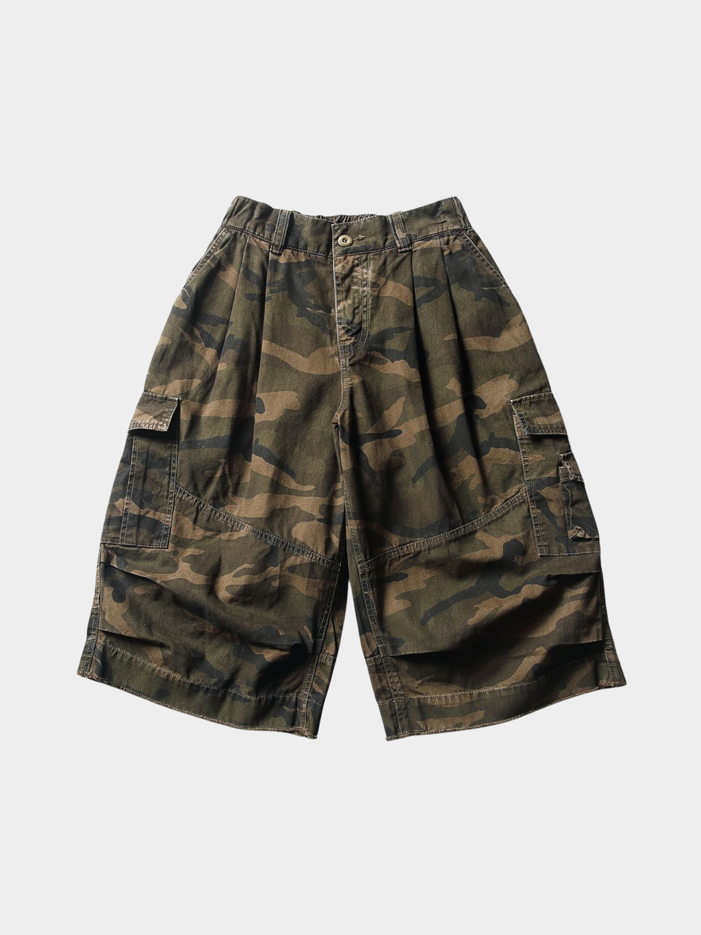 CampShell - Multi-Pocket Camouflage Relaxed Shorts