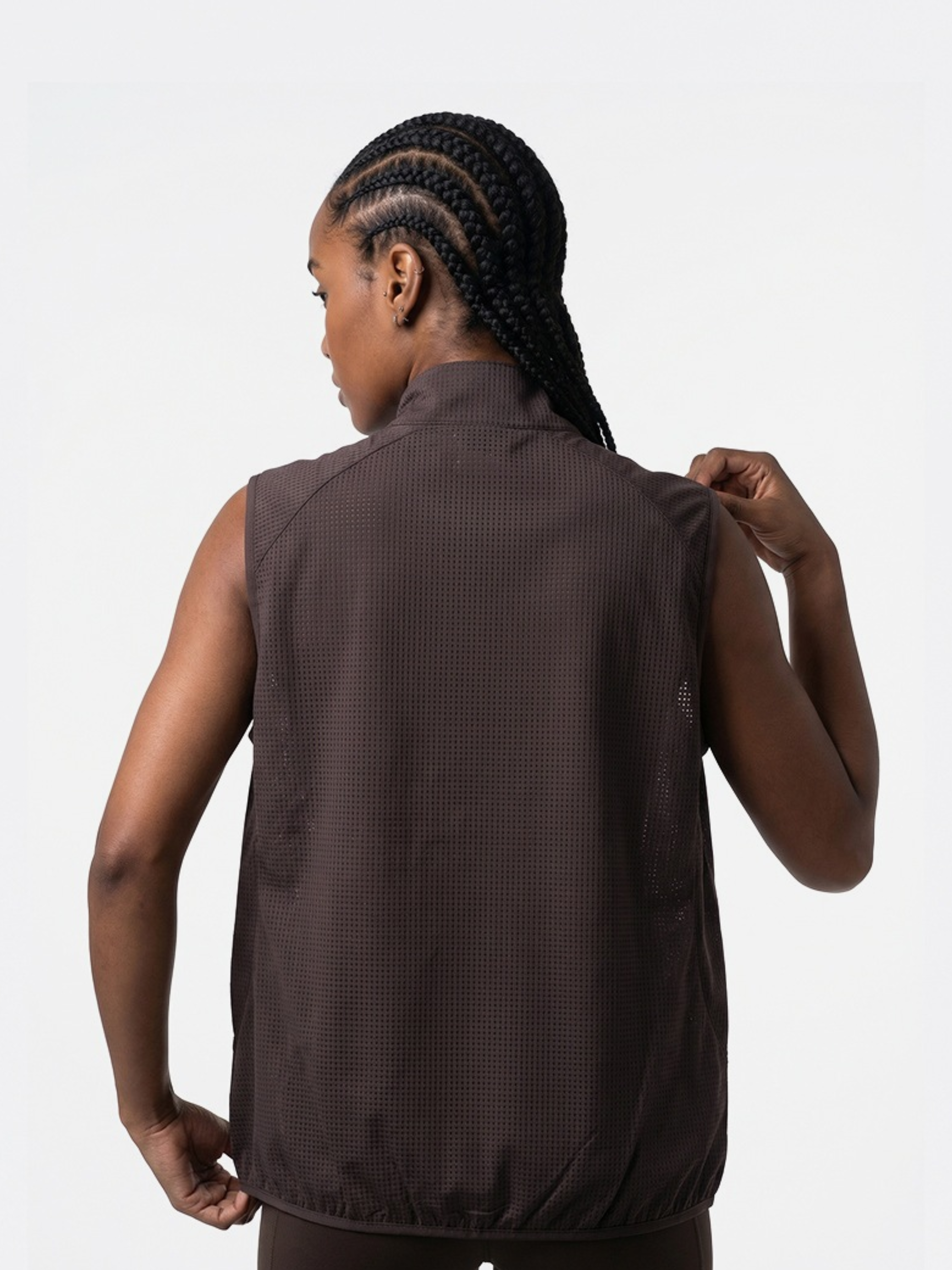 FoxCliff - Lightweight Perforated Mesh Breathable Zip Vest