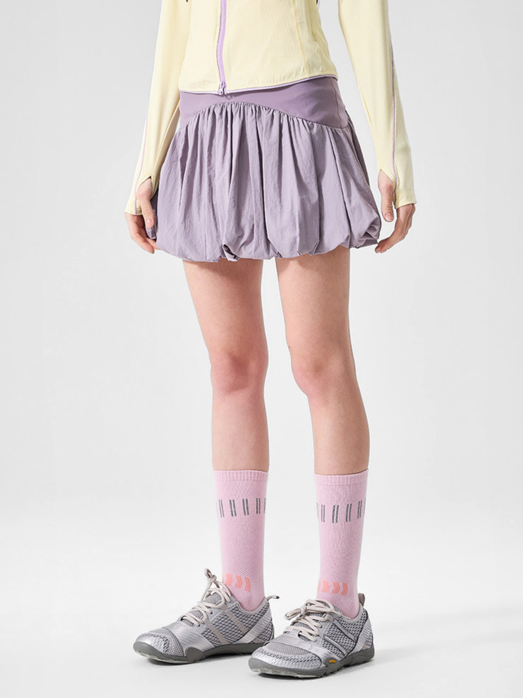 FoldFlat - Women's Lightweight 2-in-1 High-Waist Safety Skirt
