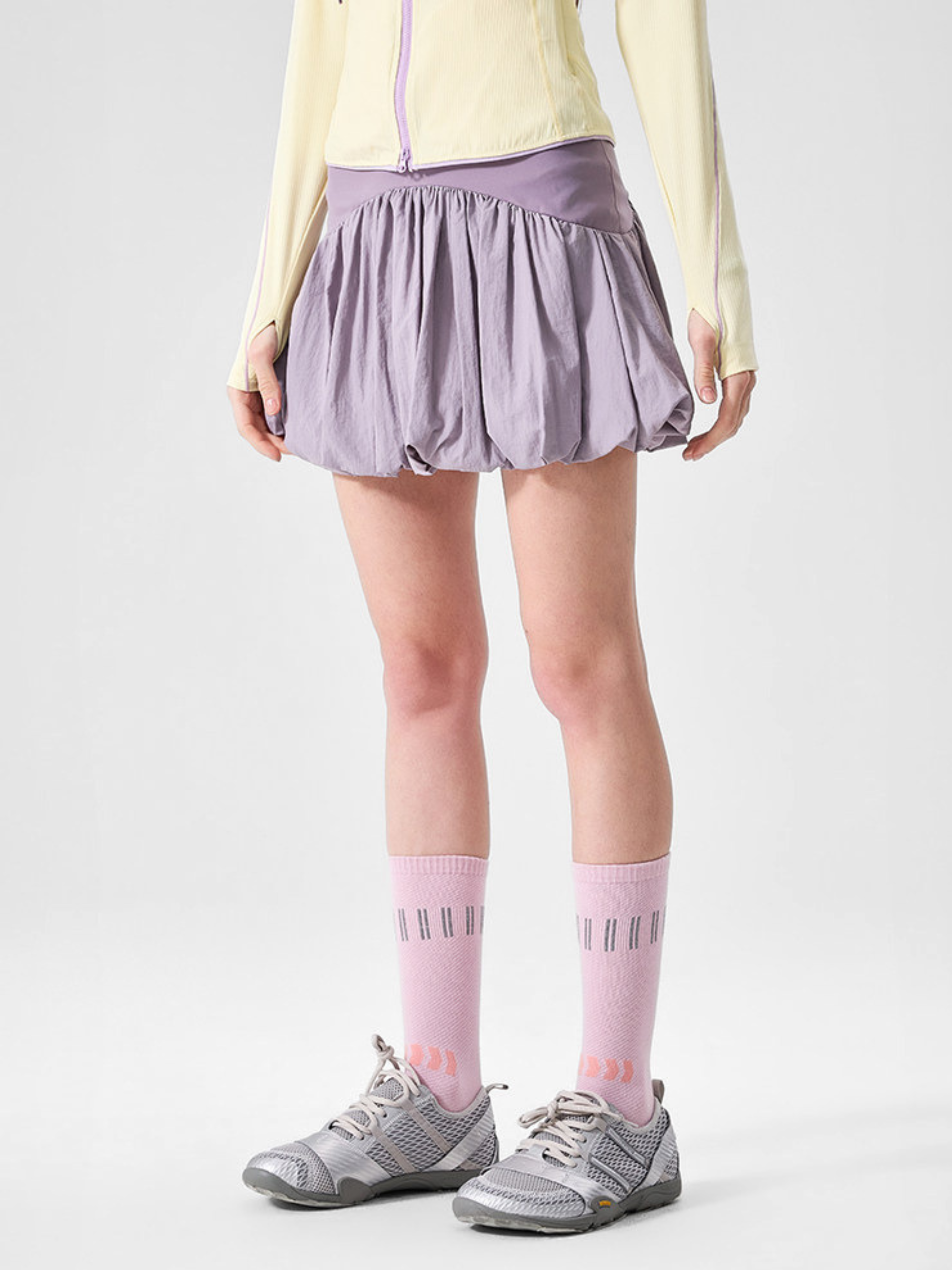 FoldFlat - Women's Lightweight 2-in-1 High-Waist Safety Skirt
