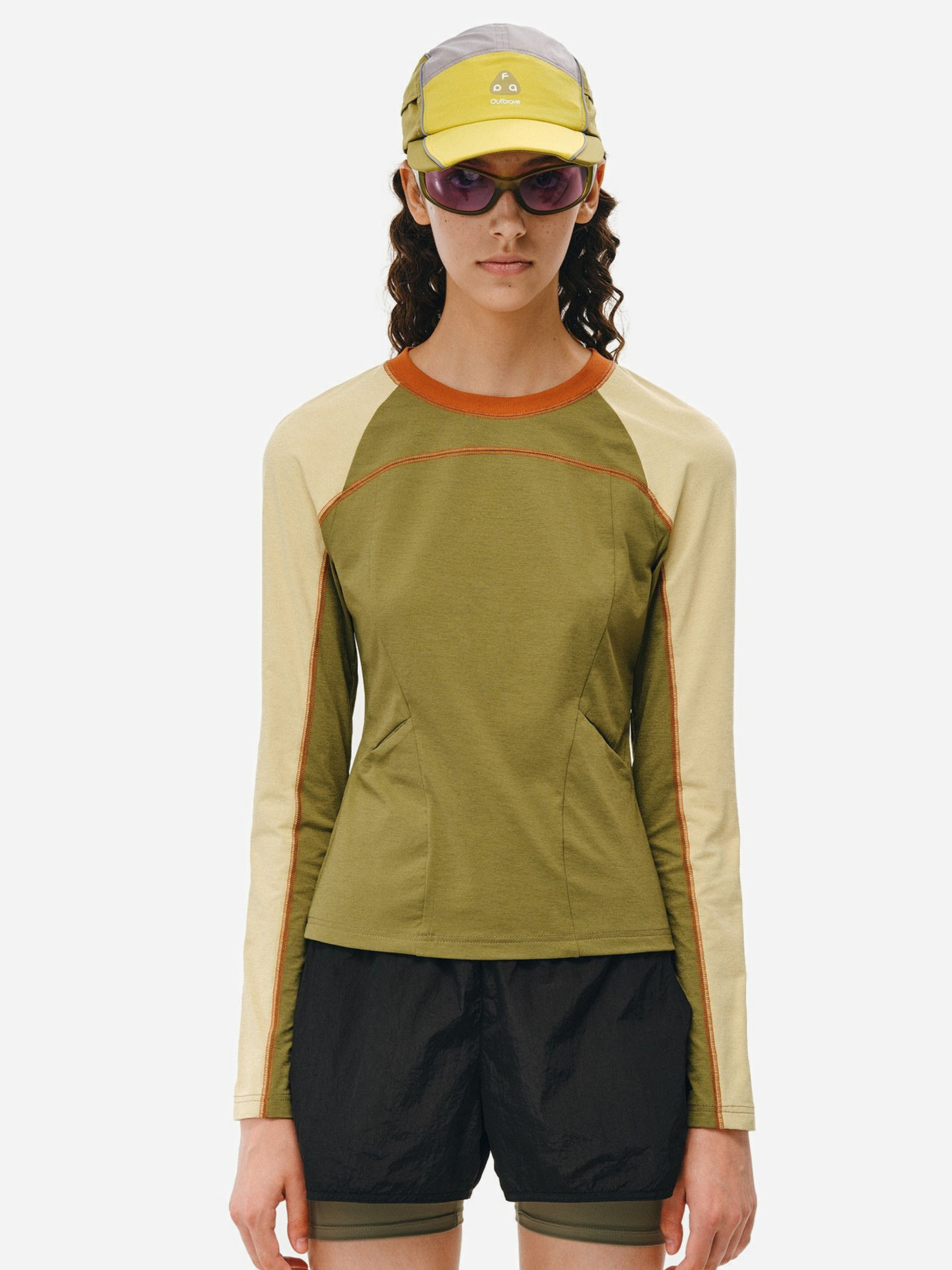 OwlPerch - Women's Color-Block Quick-Dry Long Sleeve T-Shirt