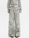 Ashflow - Women's Striped Star Print Cargo Pants