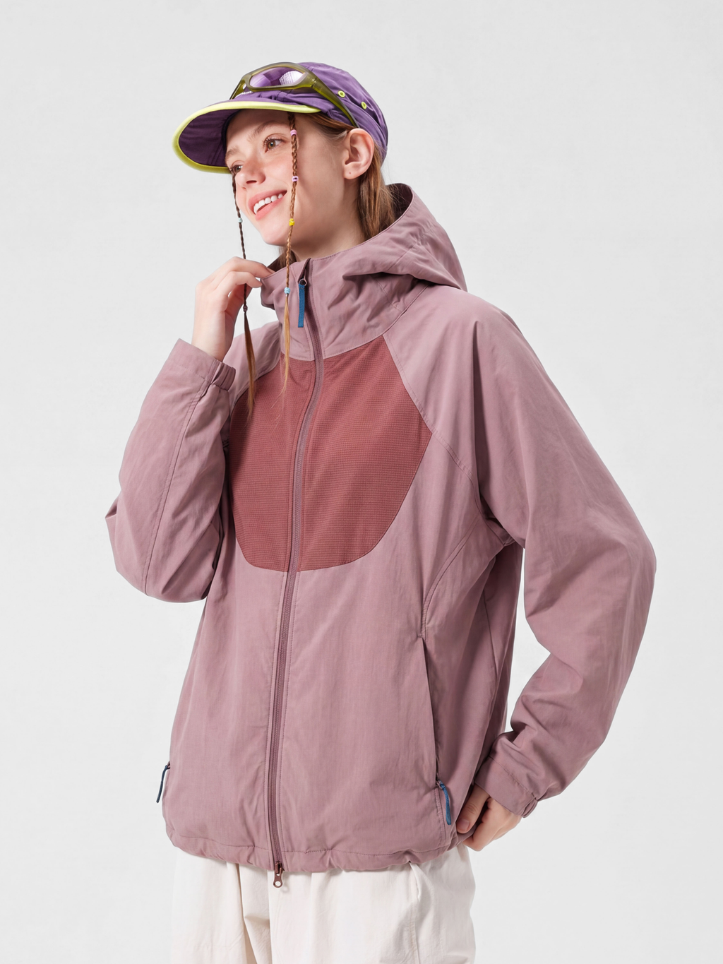 Ashbasin - Women's UPF50+ Lightweight Water-Repellent Sun Protection Jacket