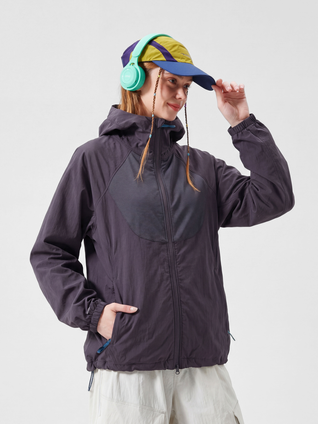 Ashbasin - Women's UPF50+ Lightweight Water-Repellent Sun Protection Jacket