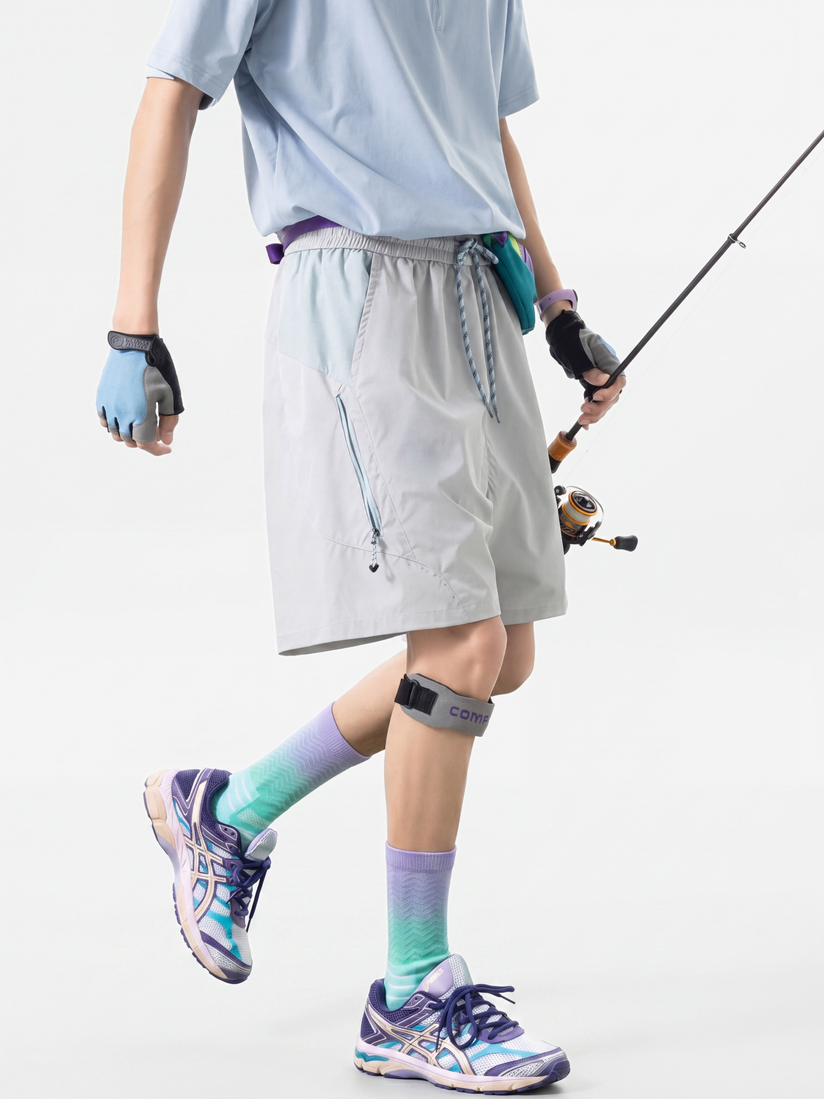 SlateLine - Unisex Water-Repellent Abrasion-Resistant Sports Shorts