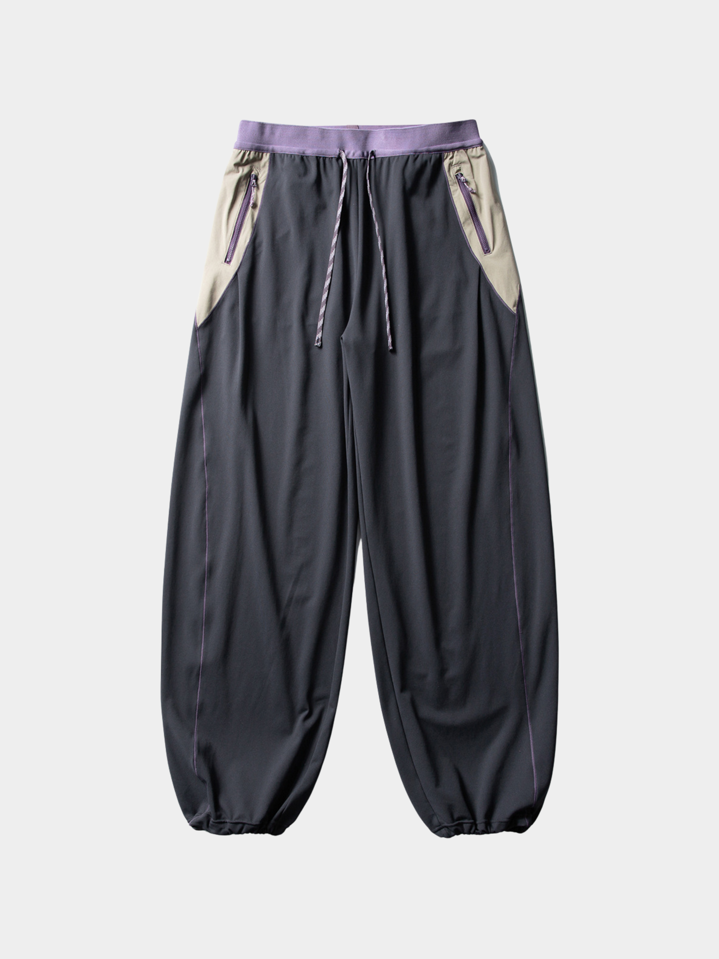 RunFlow - Contrast Stitch Lightweight Quick-Dry Paratrooper Pants