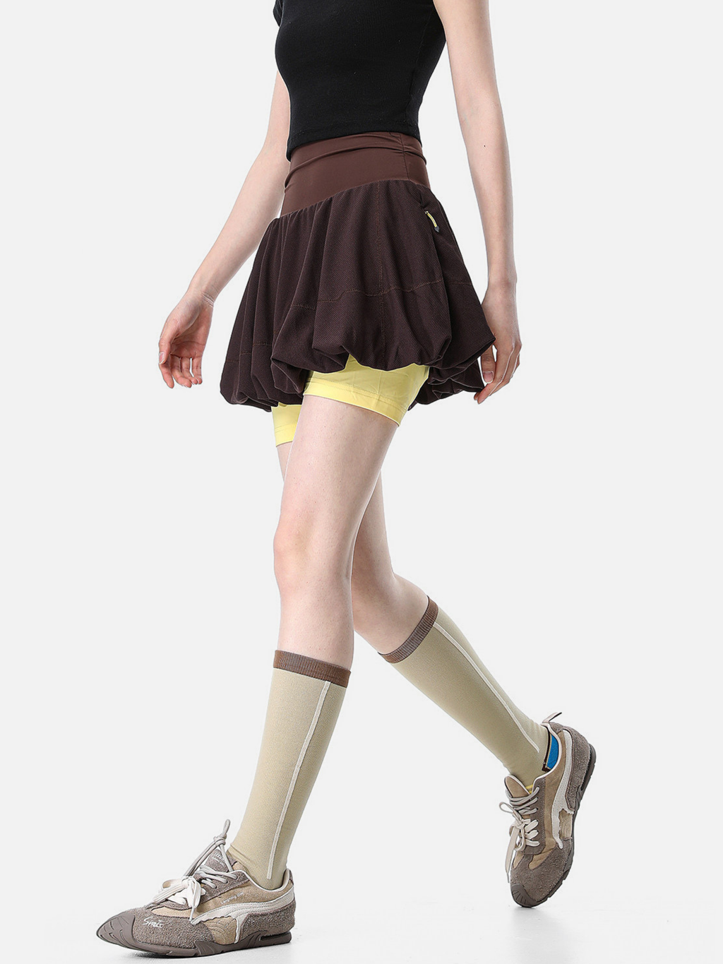 Boreax - Women's UV Protection Anti-Static 2-in-1 Bubble Skirt