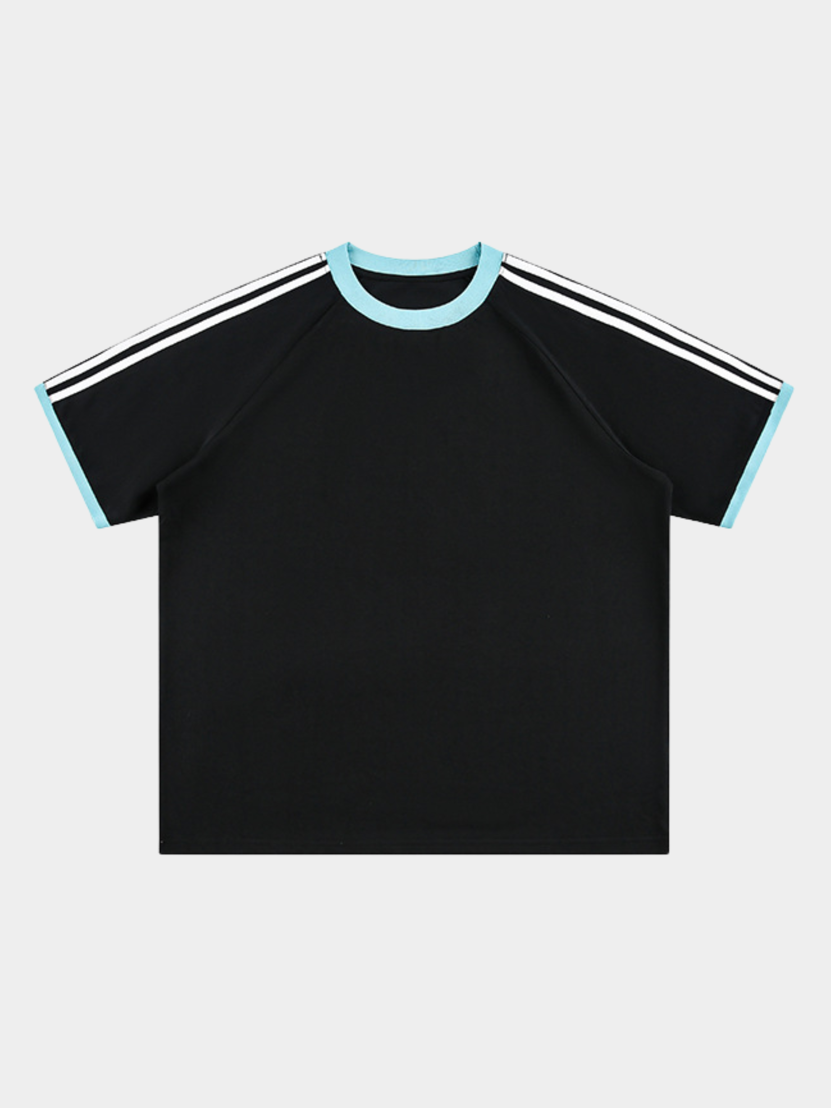 Dusttrail - Colorblock Cooling Striped Quick-Dry T-Shirt