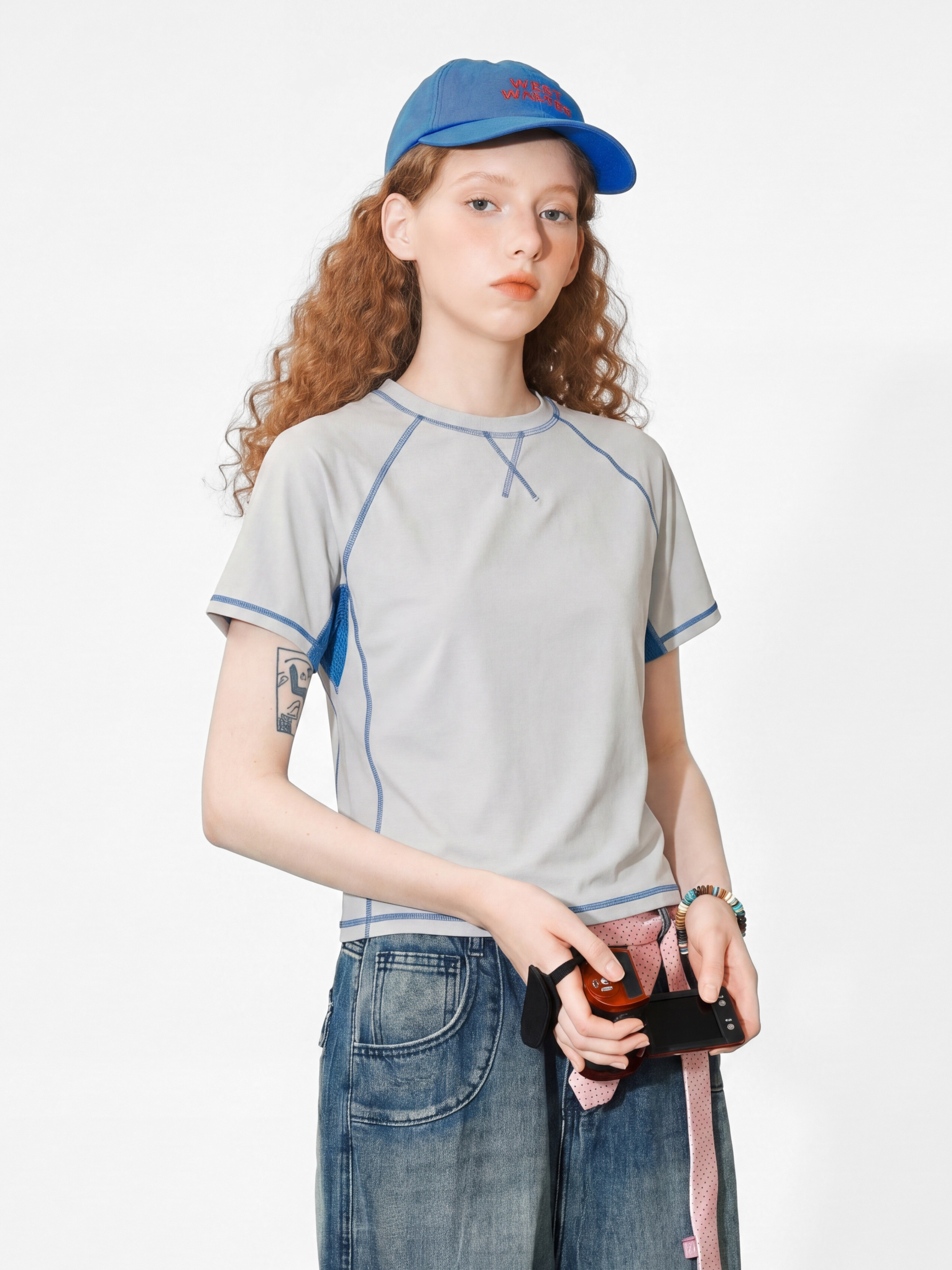 Stoneflow - Women's Quick-Dry Mesh Panel Performance T-Shirt
