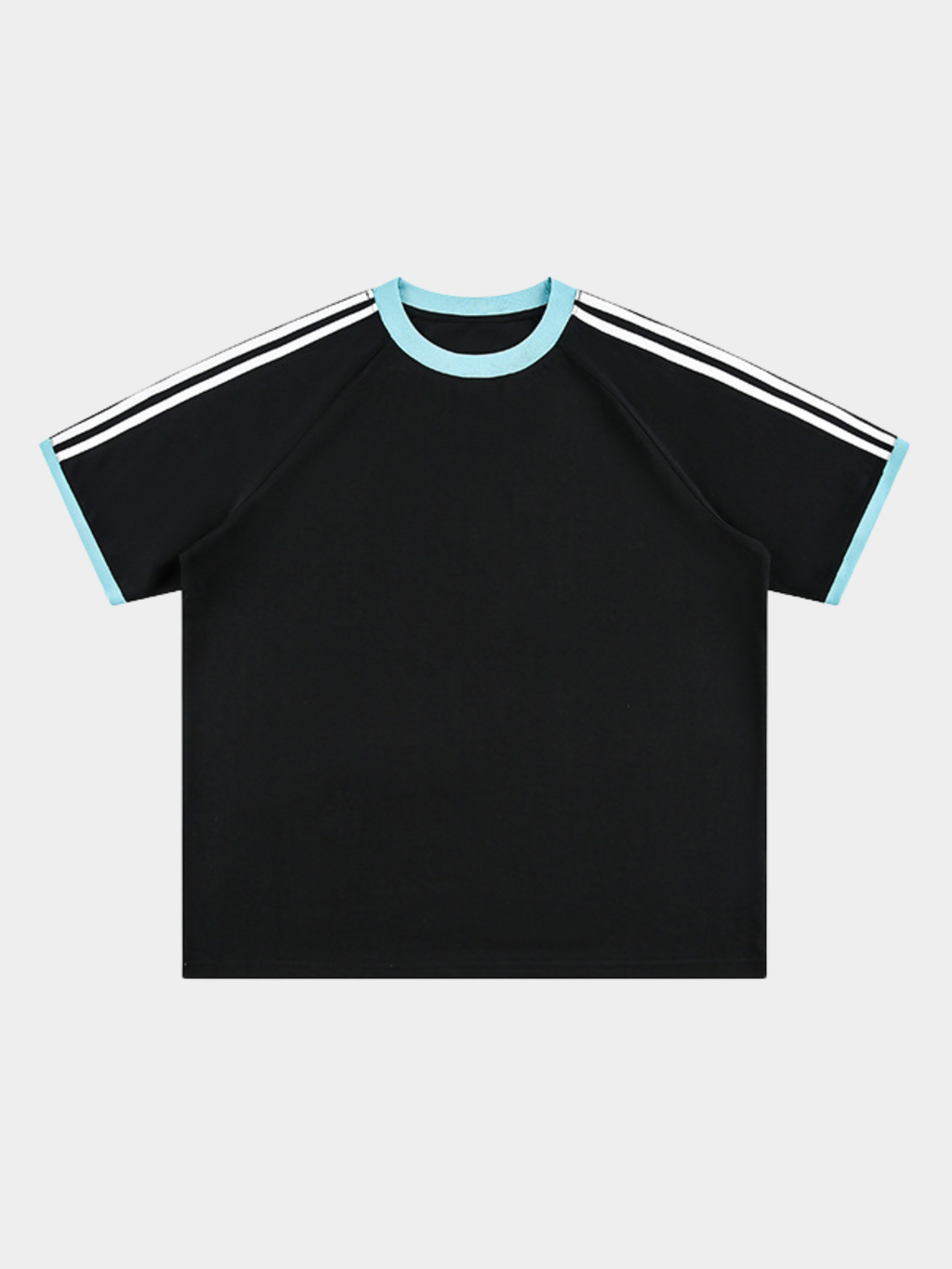 Dusttrail - Unisex Colorblock Cooling Striped Quick-Dry T-Shirt