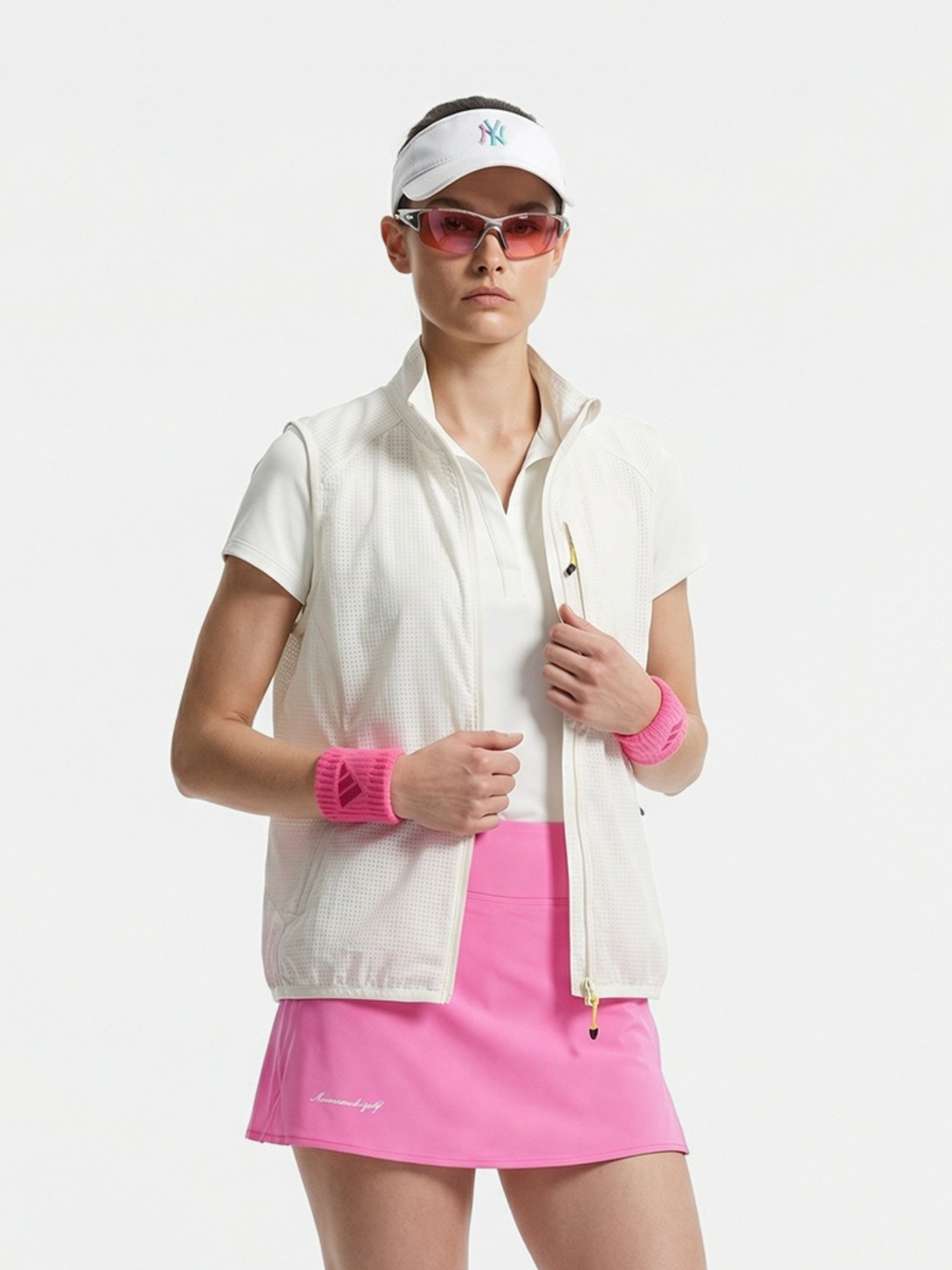 FoxCliff - Lightweight Perforated Mesh Breathable Zip Vest
