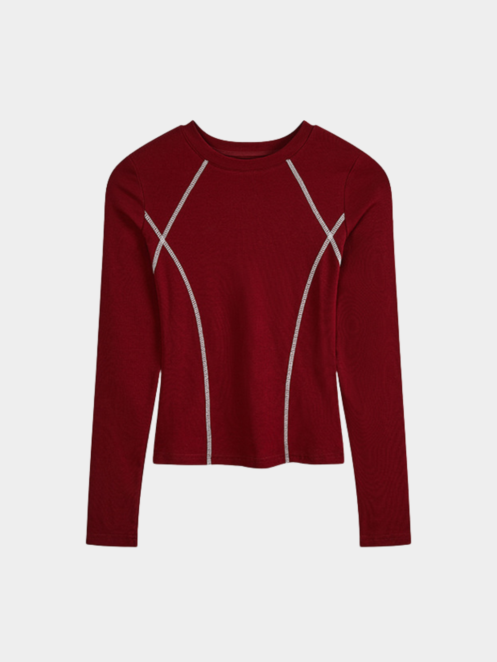 Darkrun - Women's Slim Fit Cropped Long Sleeve T-Shirt