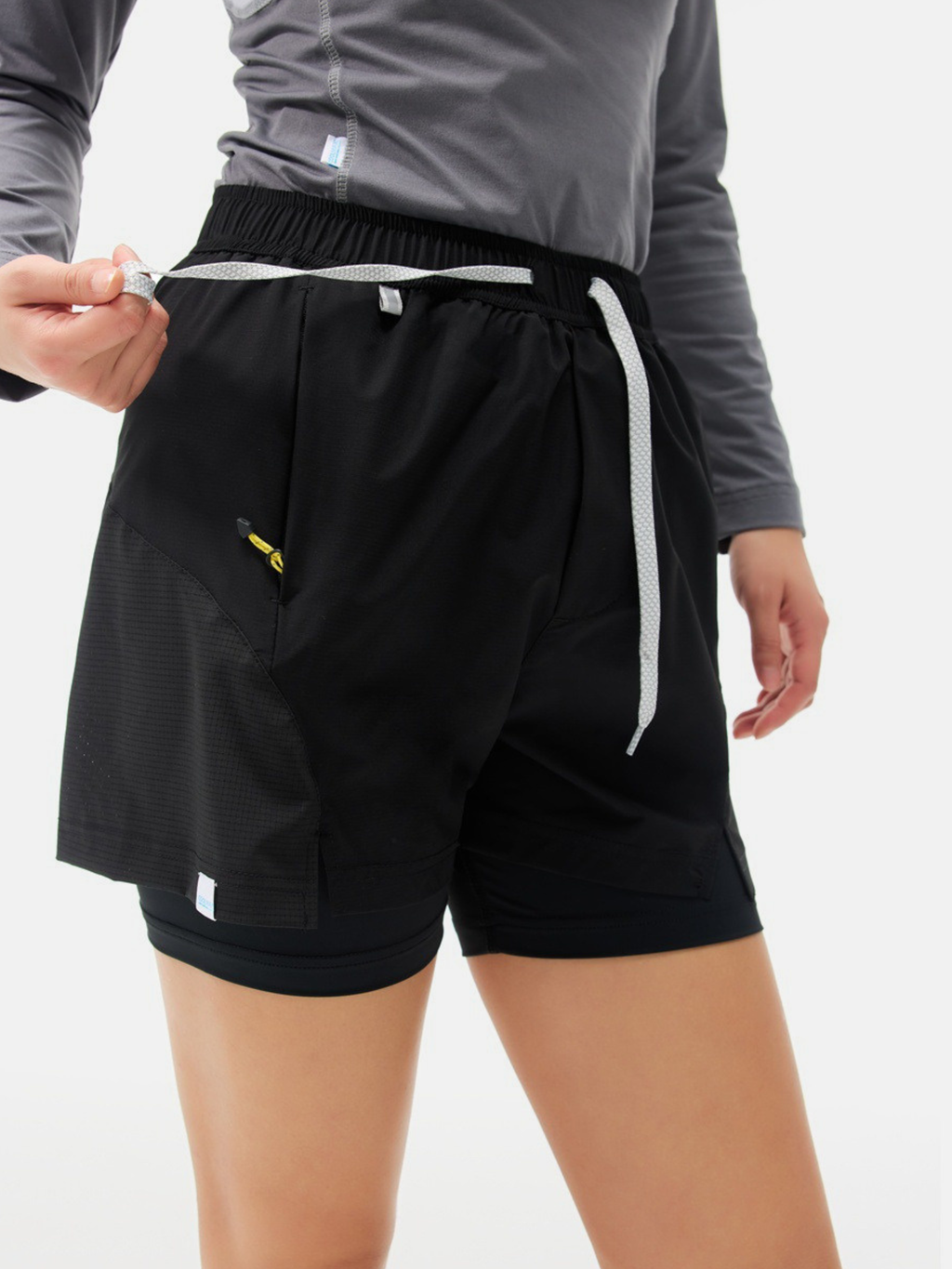 AlpGear - Unisex Quick-Dry 2-in-1 Anti-Exposure Athletic Shorts
