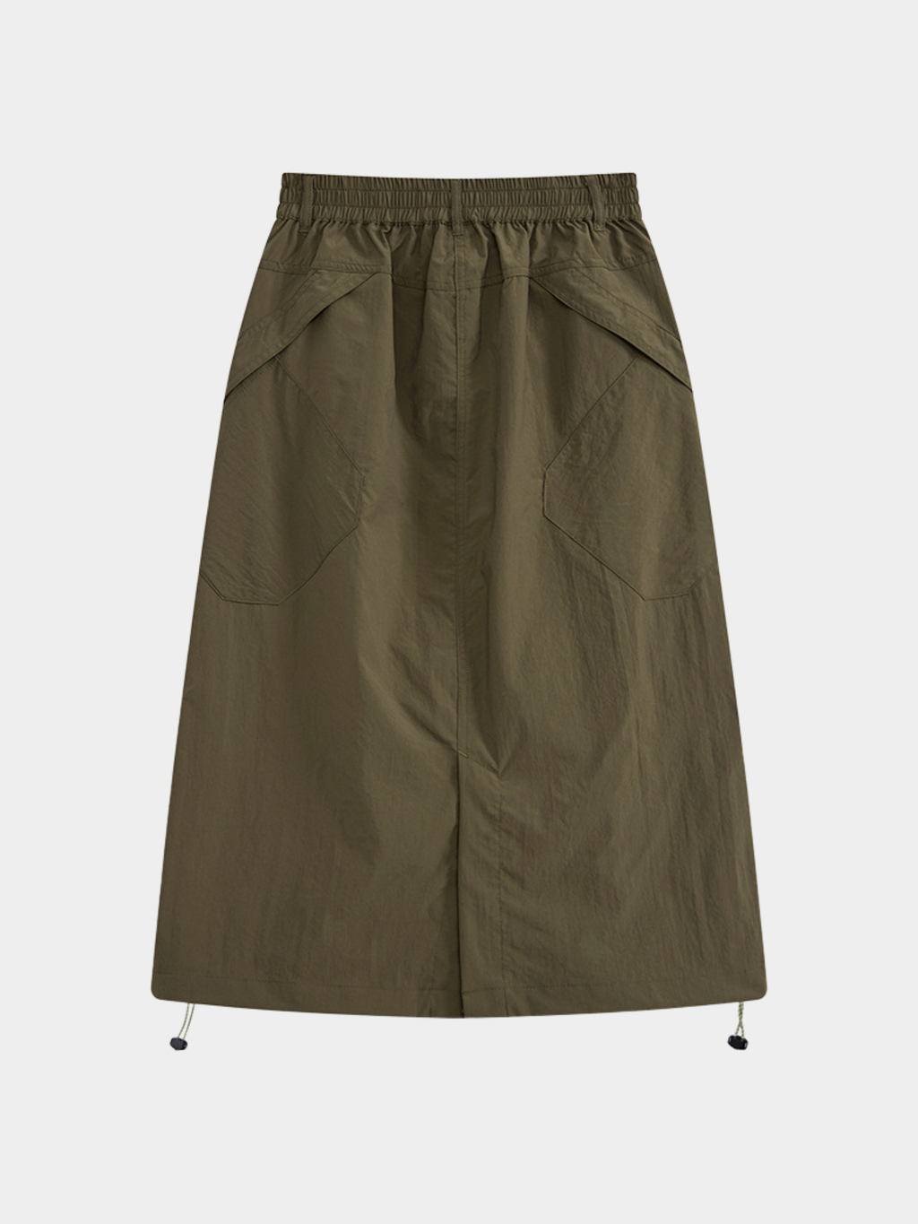 MontView - Women's Quick-Dry Drawstring Utility Midi Skirt