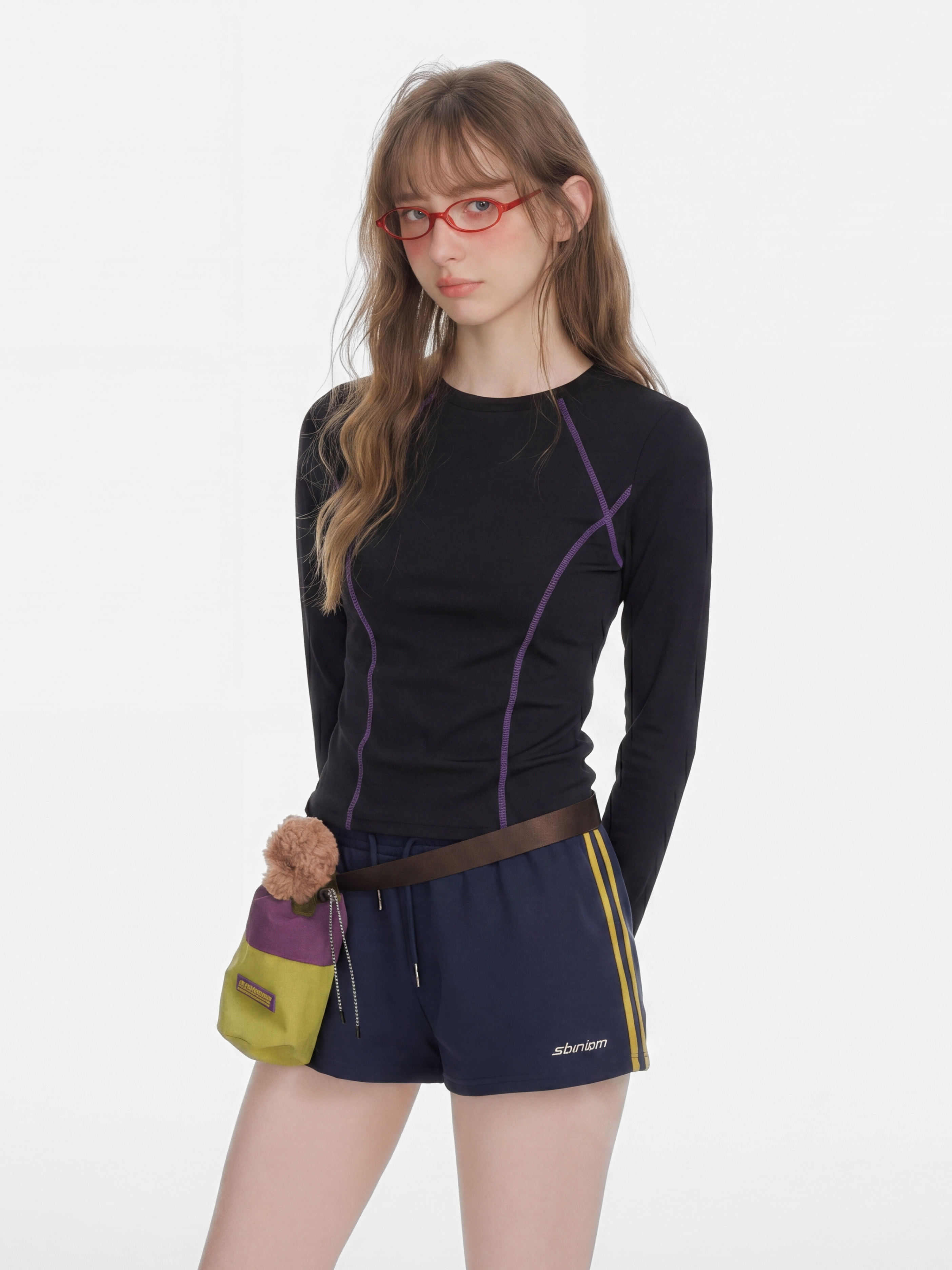 Darkrun - Women's Slim Fit Cropped Long Sleeve T-Shirt