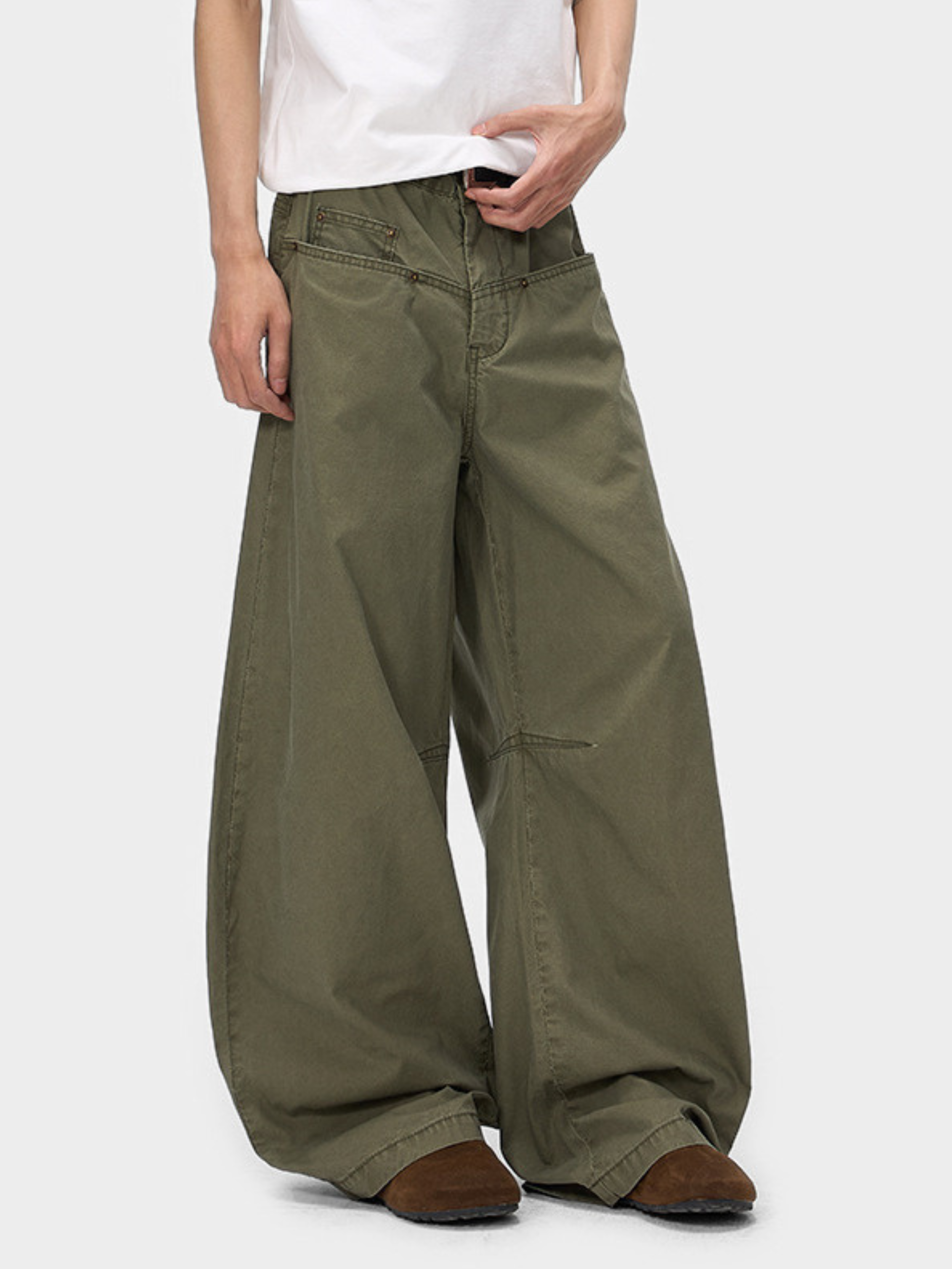 Morax - Men's Lightweight Breathable Curved-Leg Cotton Pants