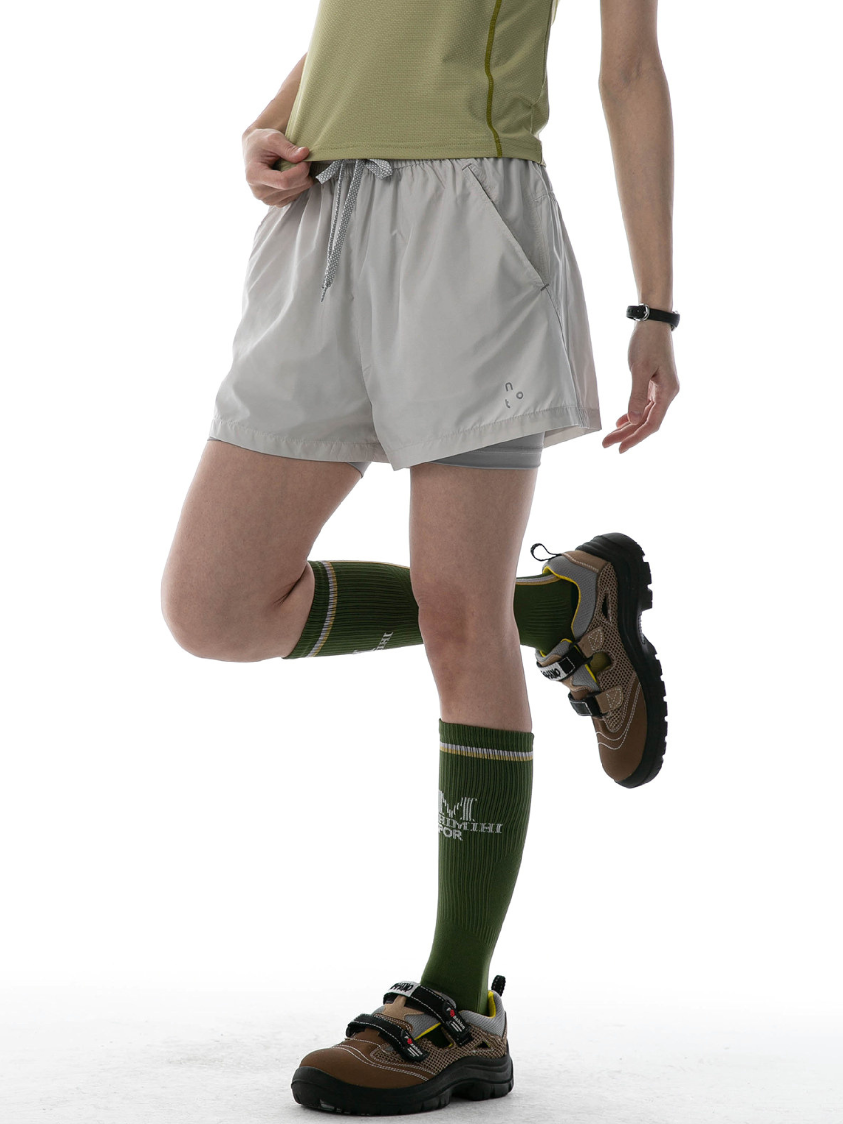 DryKit - Women's Double-Layer Quick-Dry Sports Shorts