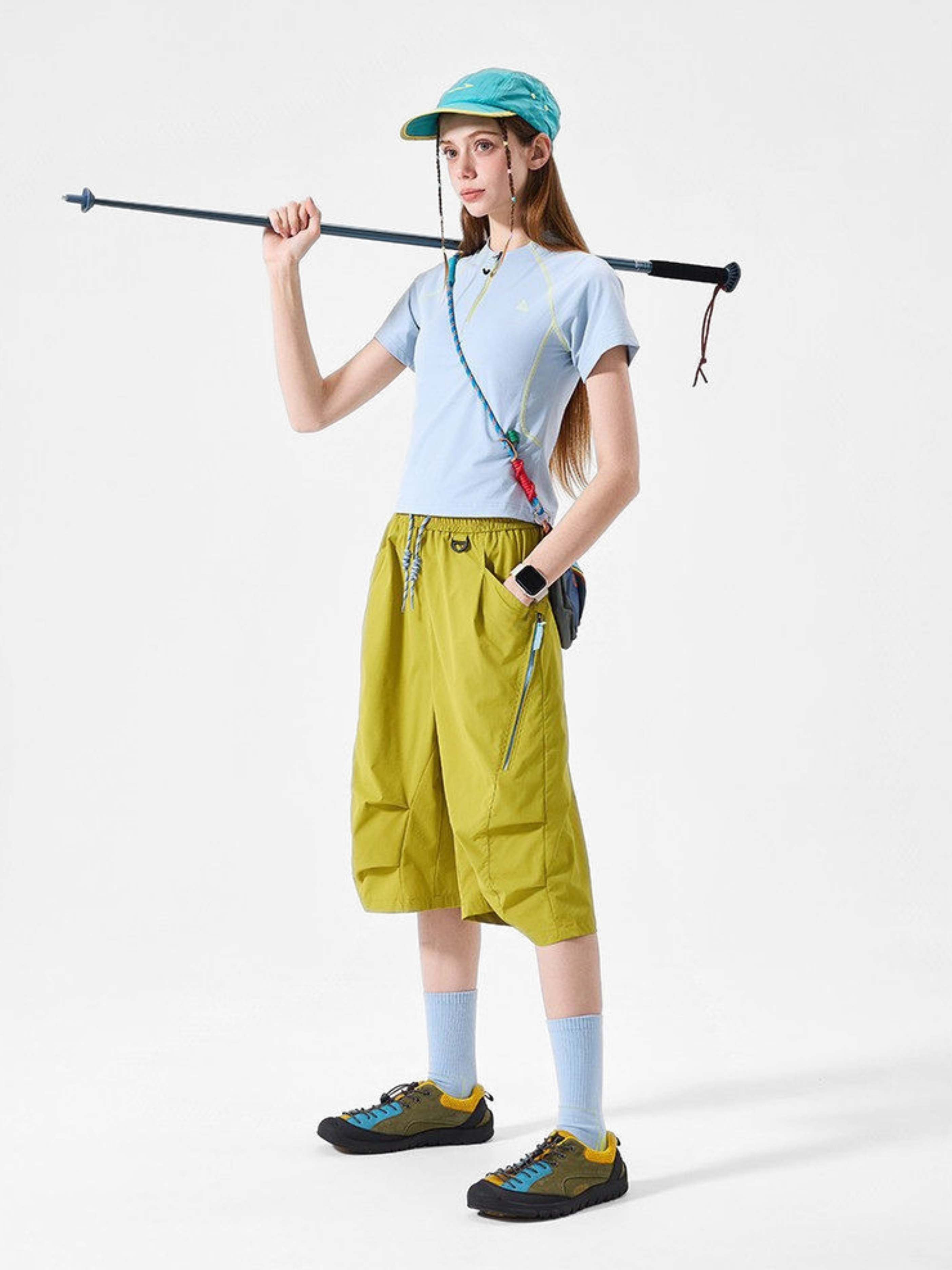 DewDash - Unisex Water-Repellent Wrinkle Utility Shell Shorts