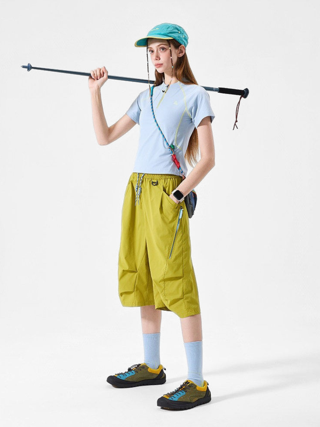 DewDash - Water-Repellent Wrinkle Utility Shell Shorts