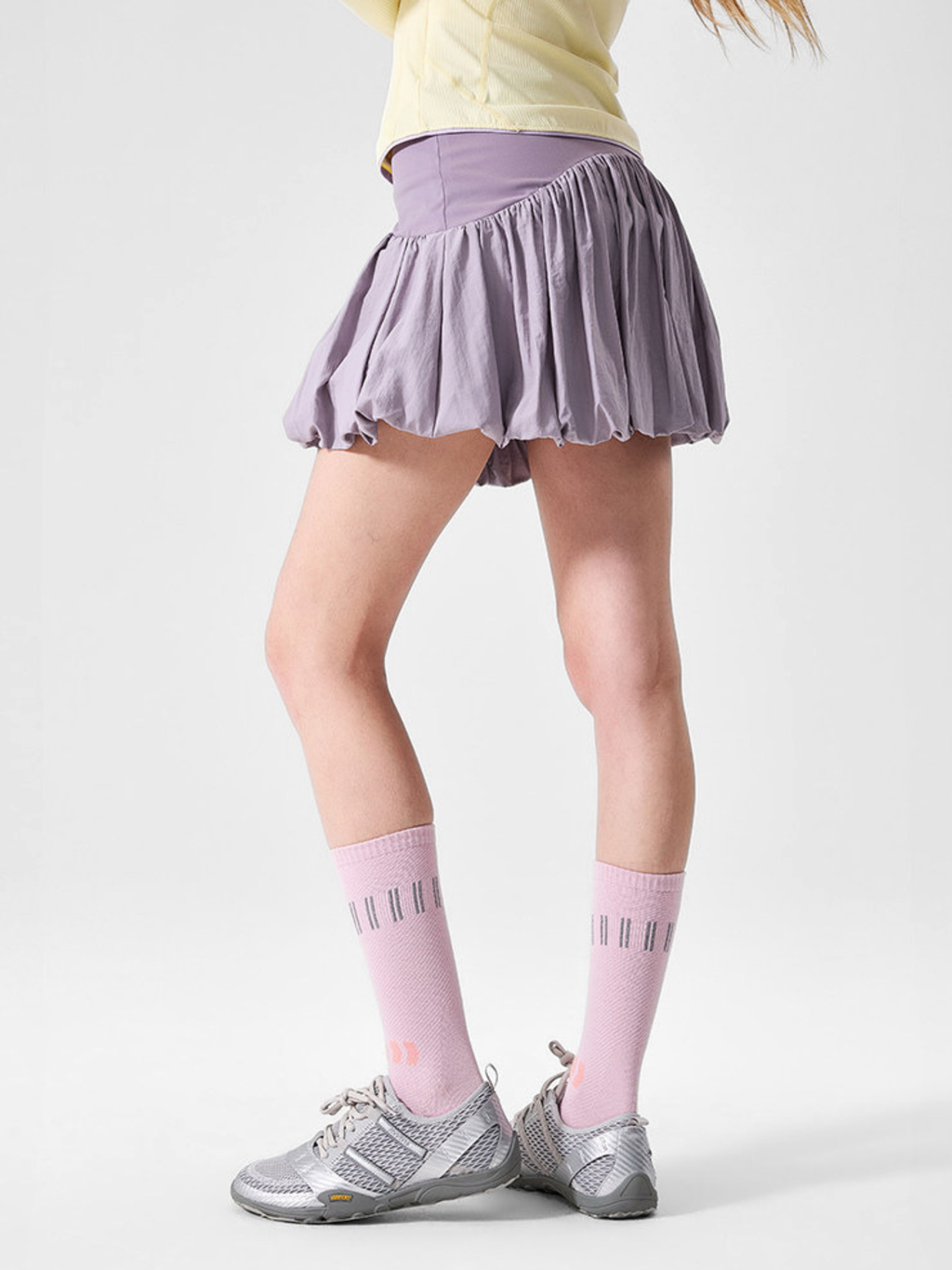 FoldFlat - Women's Lightweight 2-in-1 High-Waist Safety Skirt