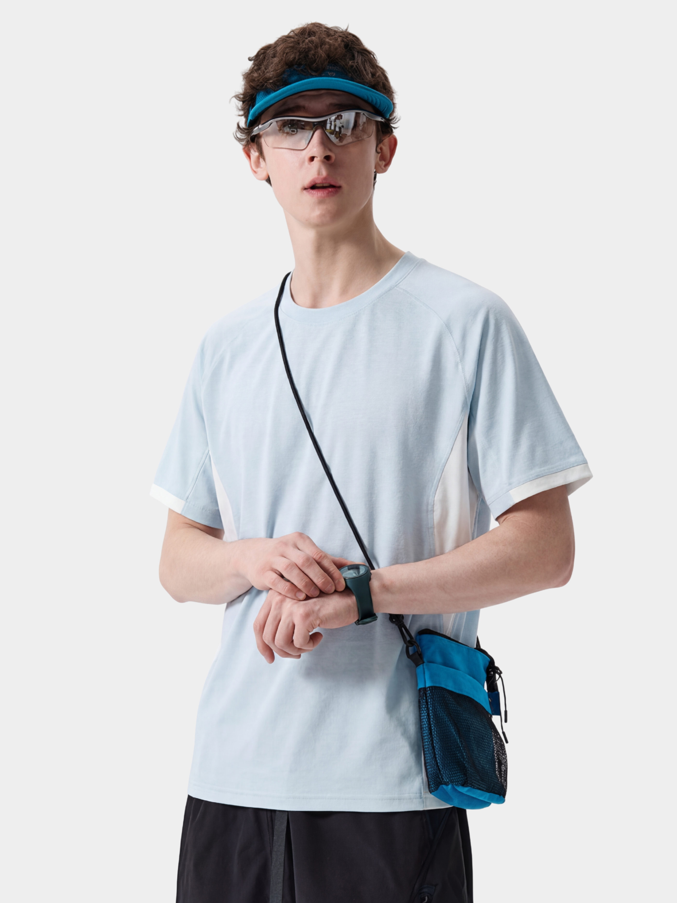Fireclaw - Unisex Quick-Dry Colorblock Performance T-Shirt