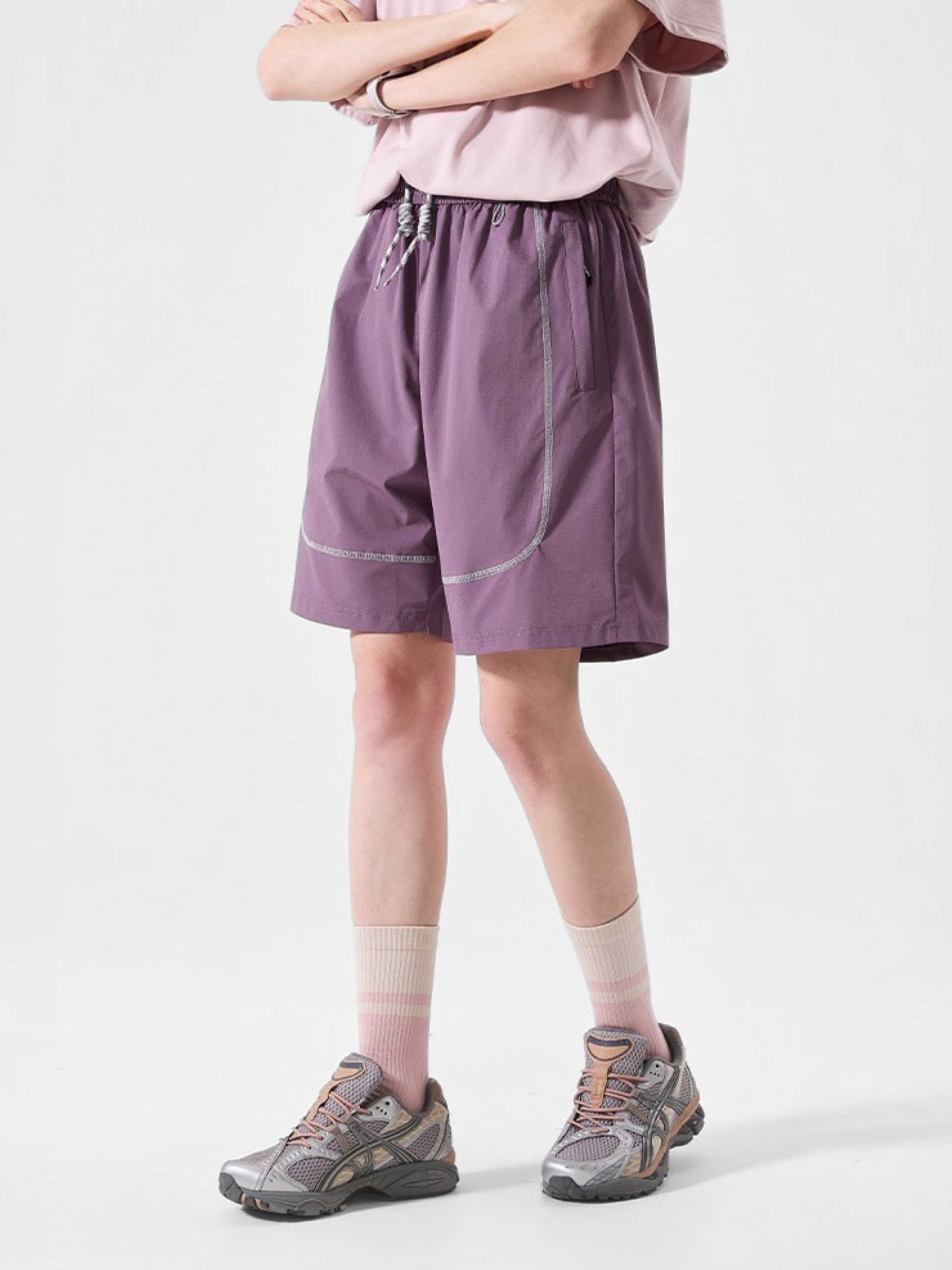 ChillClip - Unisex Water-Repellent Contrast Panel Shorts