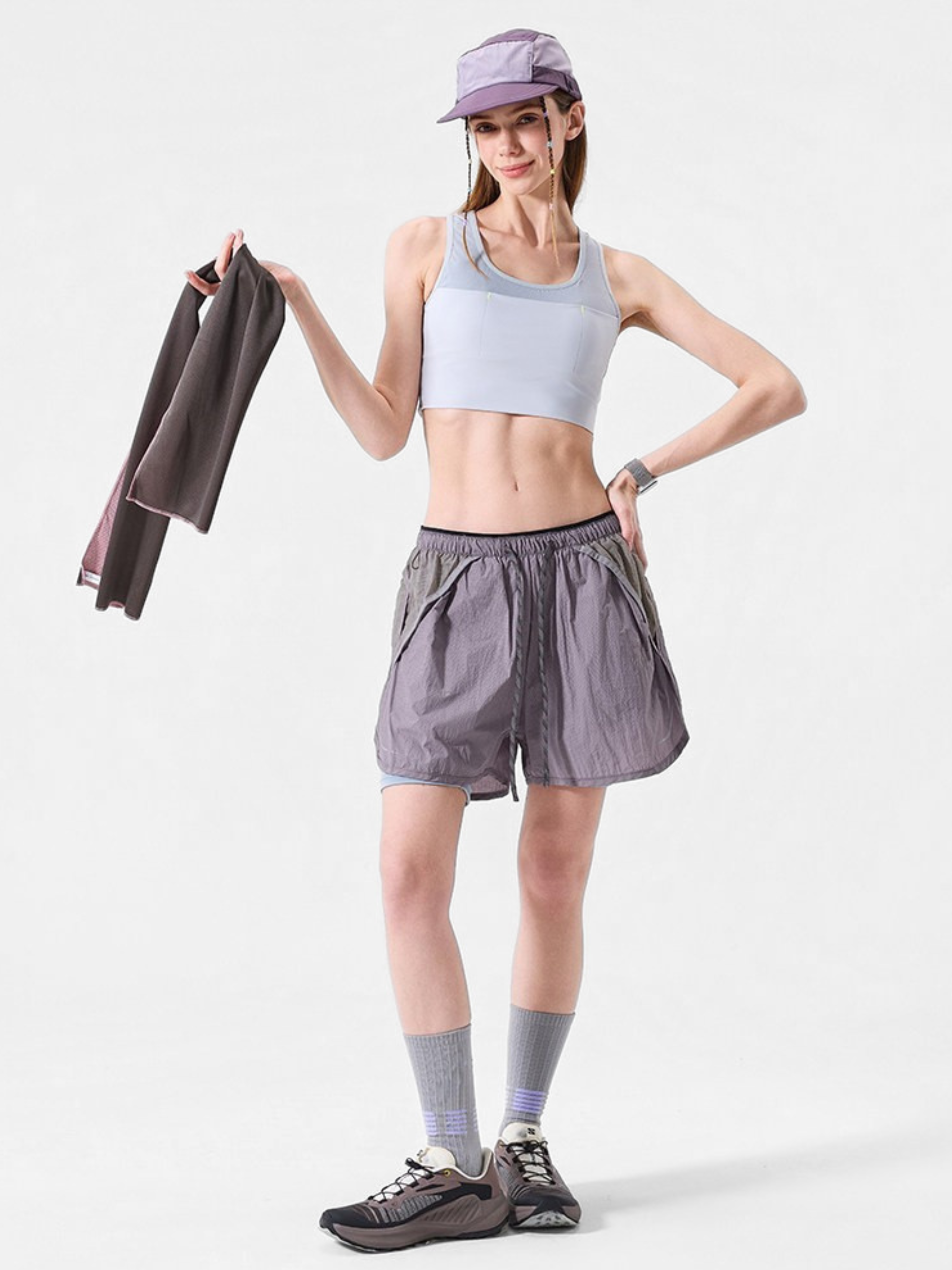 TrailSit - Unisex Quick-Dry 2-in-1 Active Shorts
