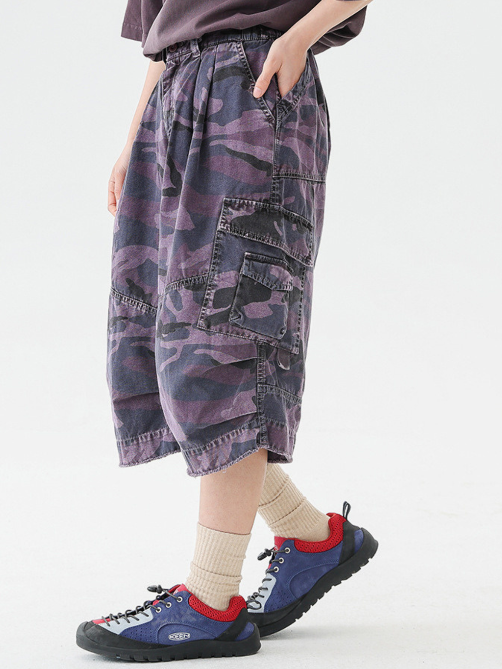 CampShell - Multi-Pocket Camouflage Relaxed Shorts