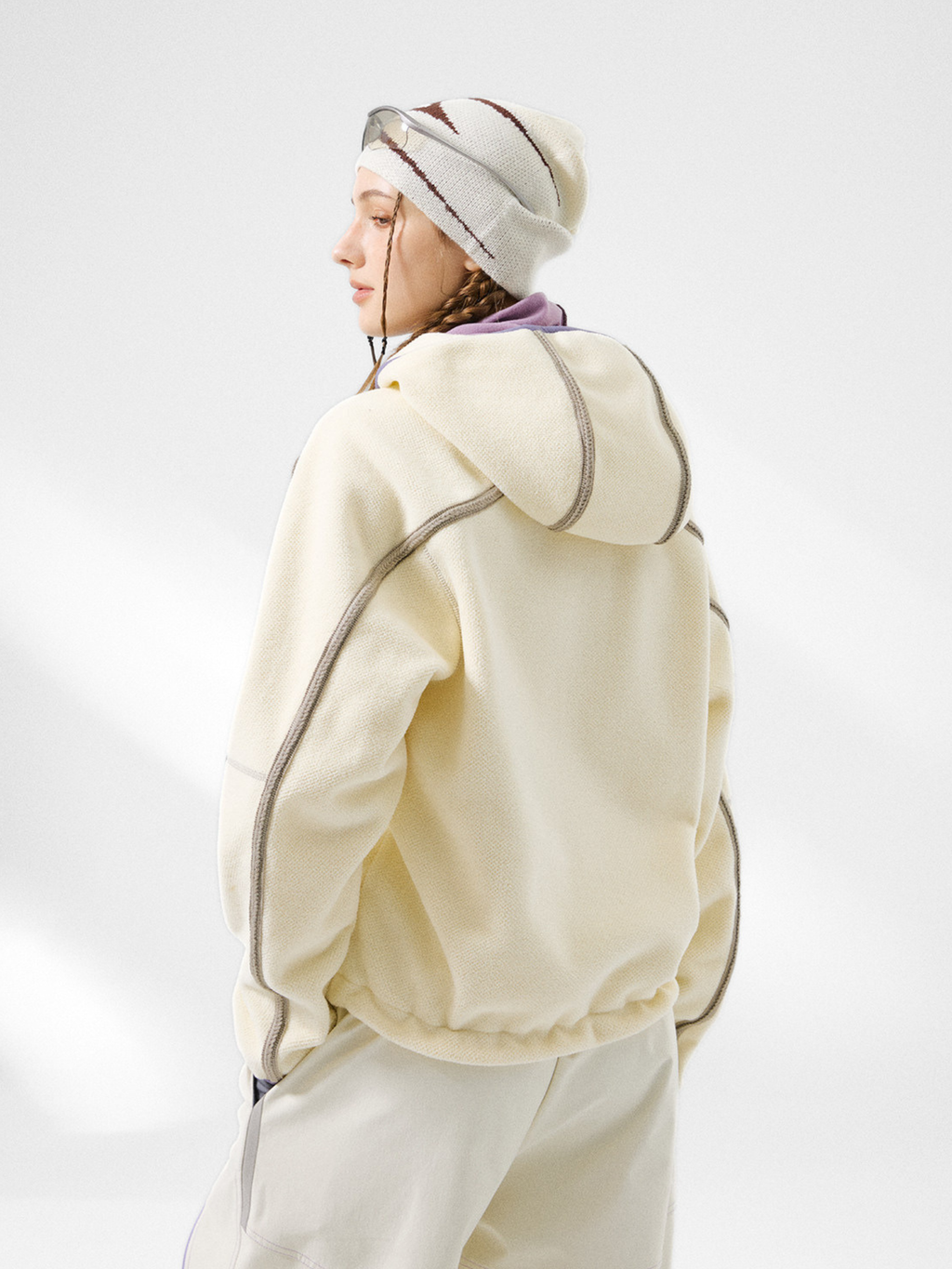 CrowPeak - Women's Colorblock Textured Zip-Up Jackets