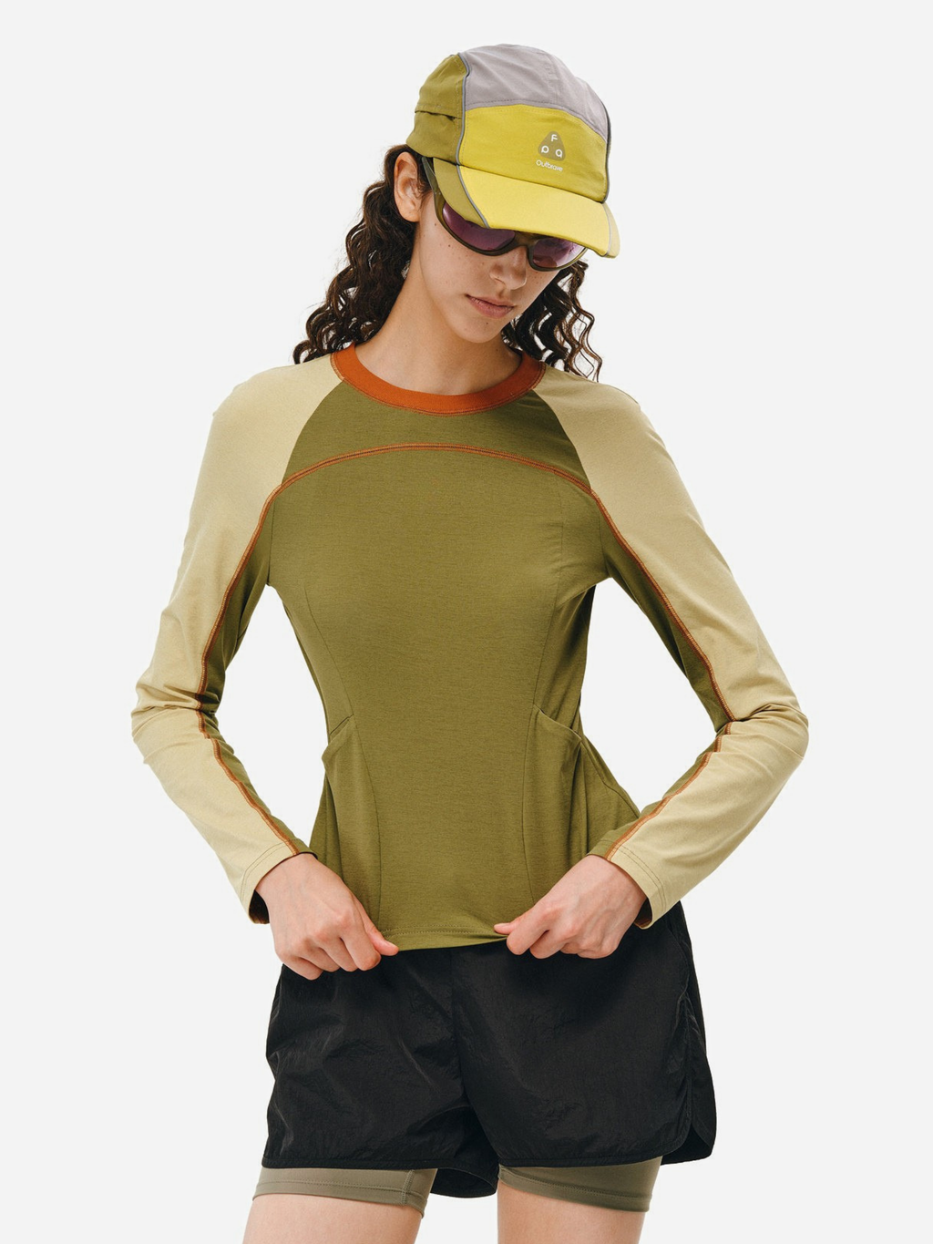 OwlPerch - Women's Color-Block Quick-Dry Long Sleeve T-Shirt