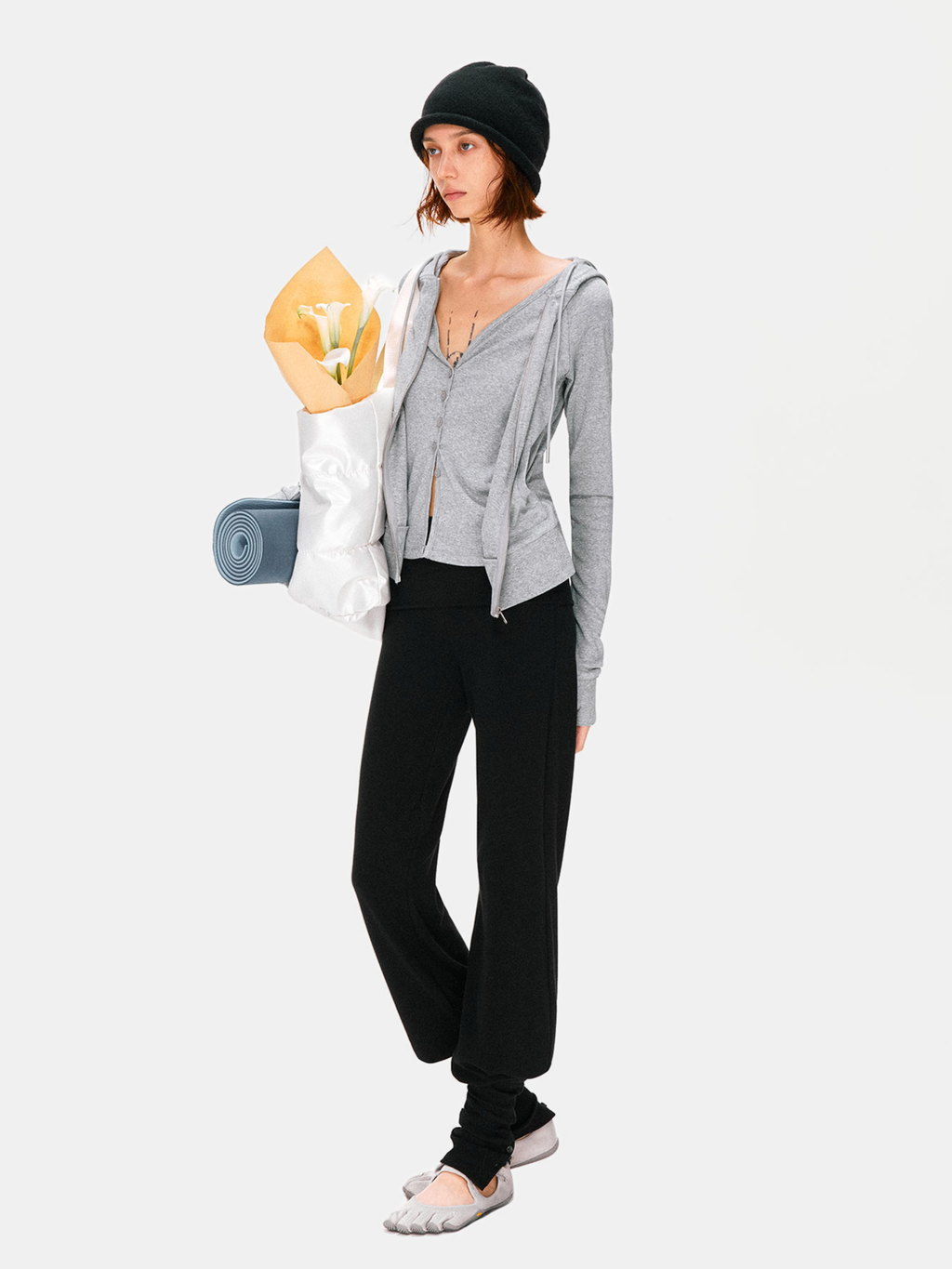 Hallowbrook - Women's Detachable Sock-Cuff Convertible Sweatpants