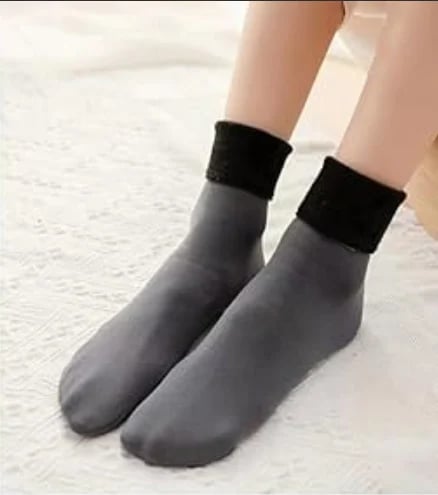 Women's Fleece-Lined Thermal Socks – Cozy Winter Socks (5 Pairs)