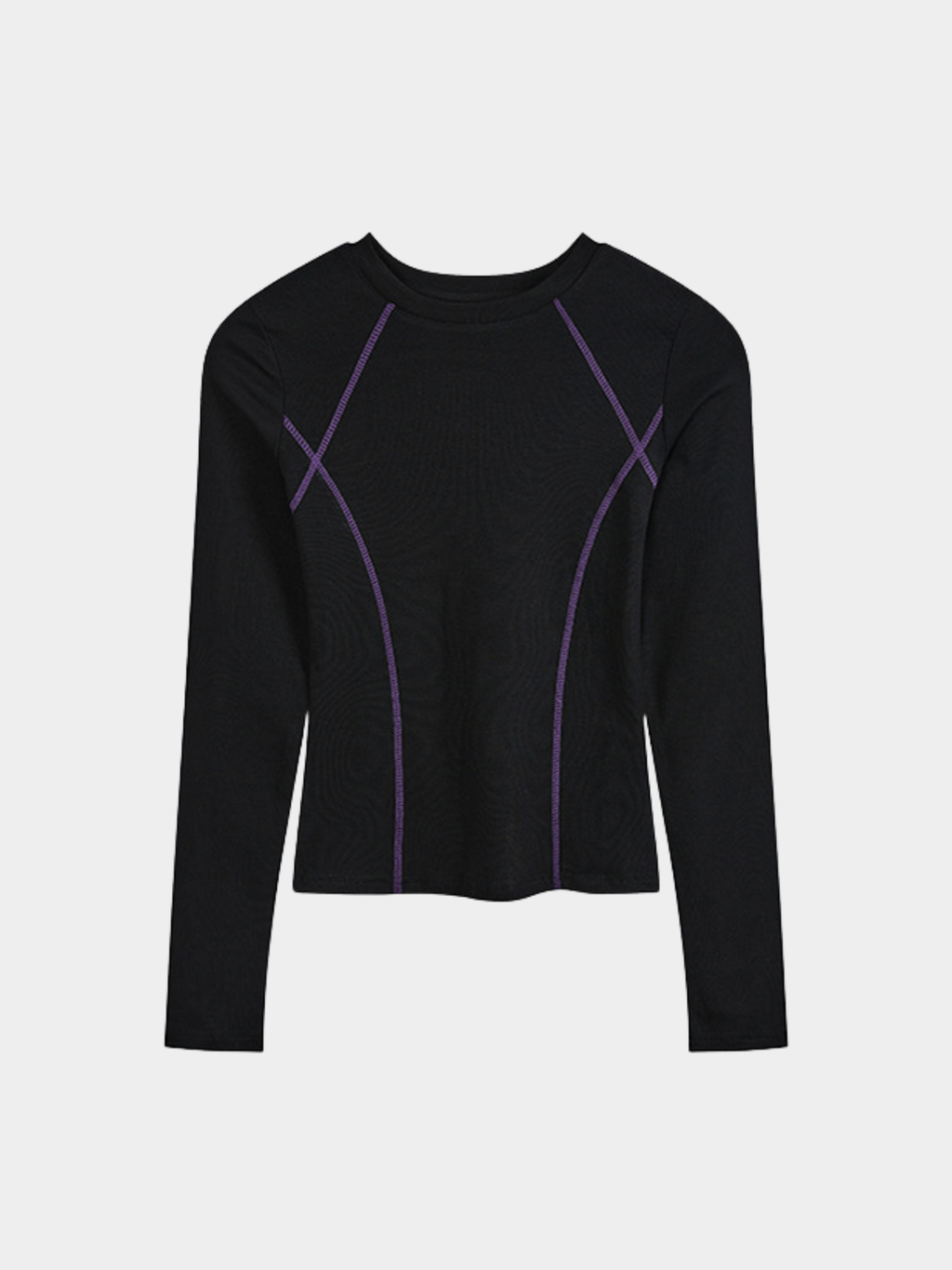 Darkrun - Women's Slim Fit Cropped Long Sleeve T-Shirt