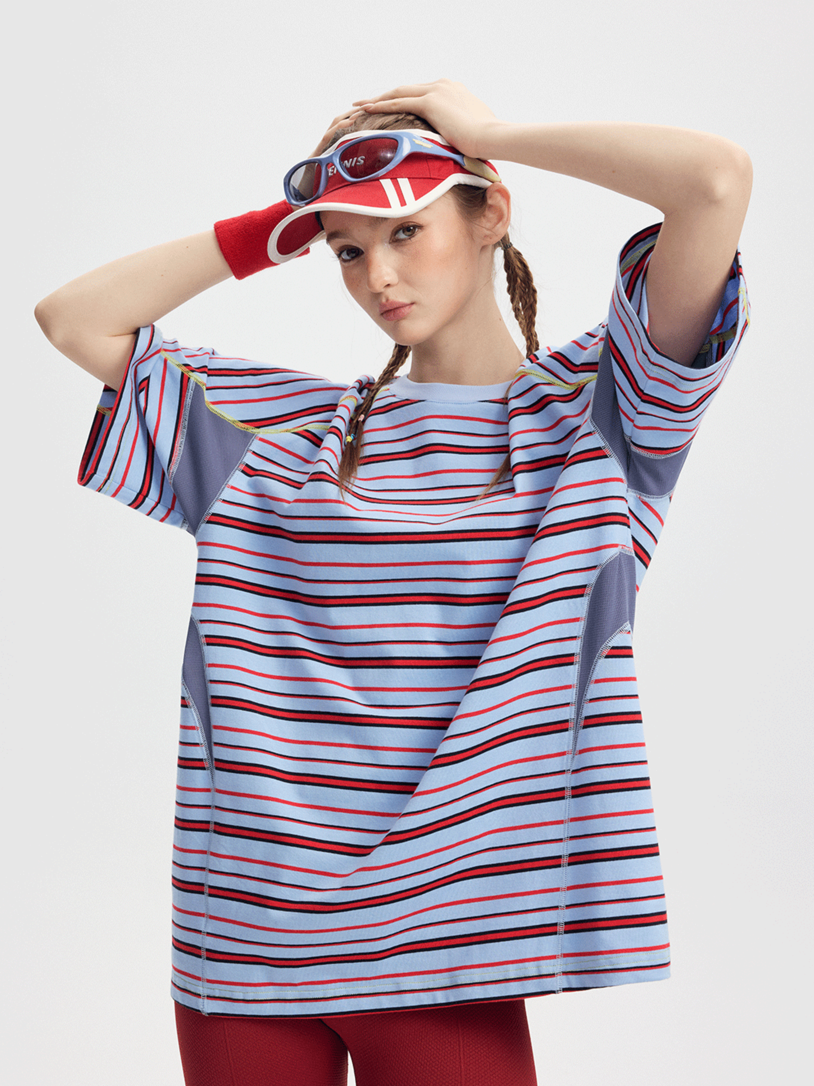 Boost - Women's Contrast Stripe Short Sleeve T-Shirt