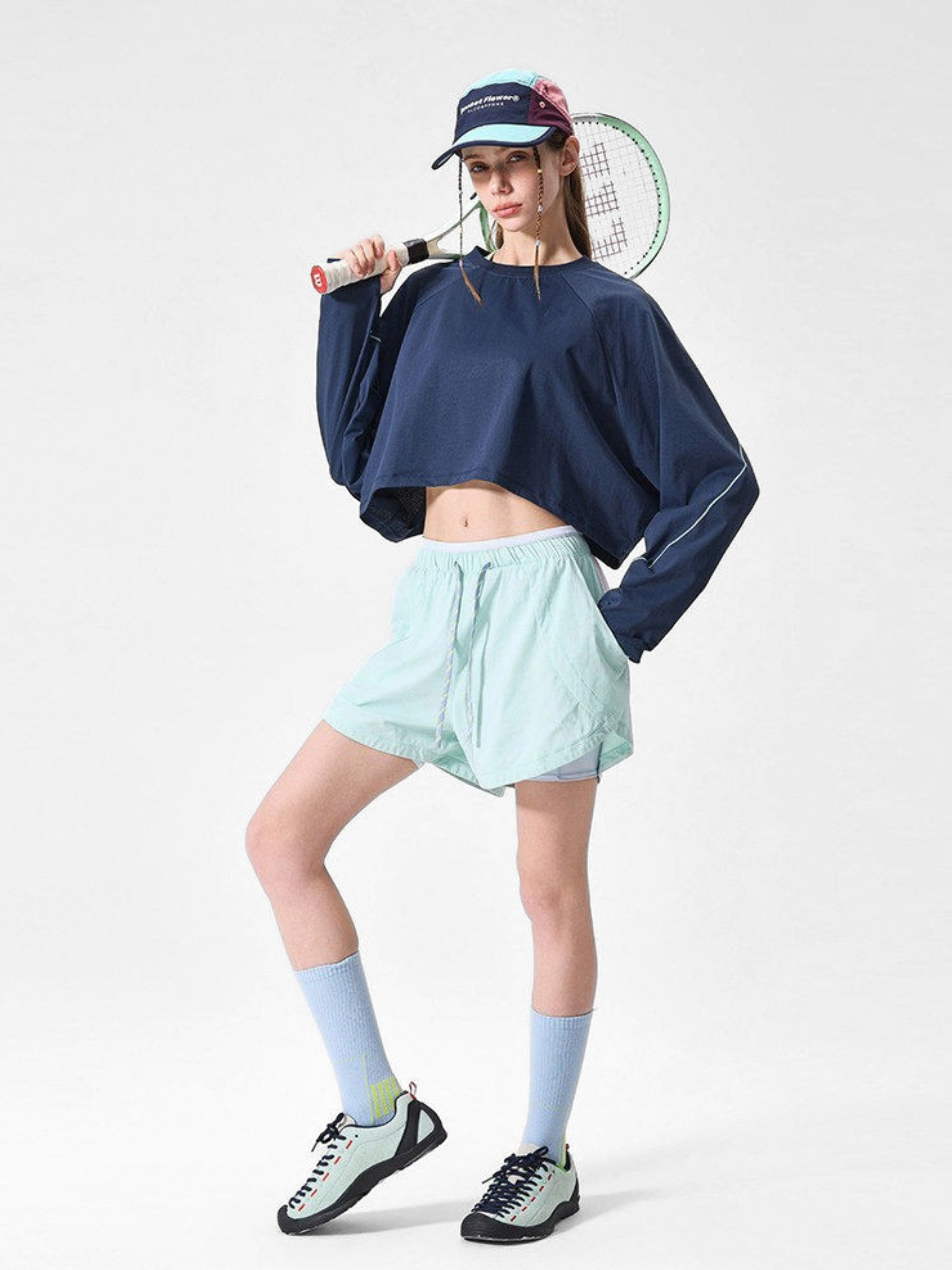Crossland - Women's Lightweight Breathable Quick-Dry Cropped Long Sleeve