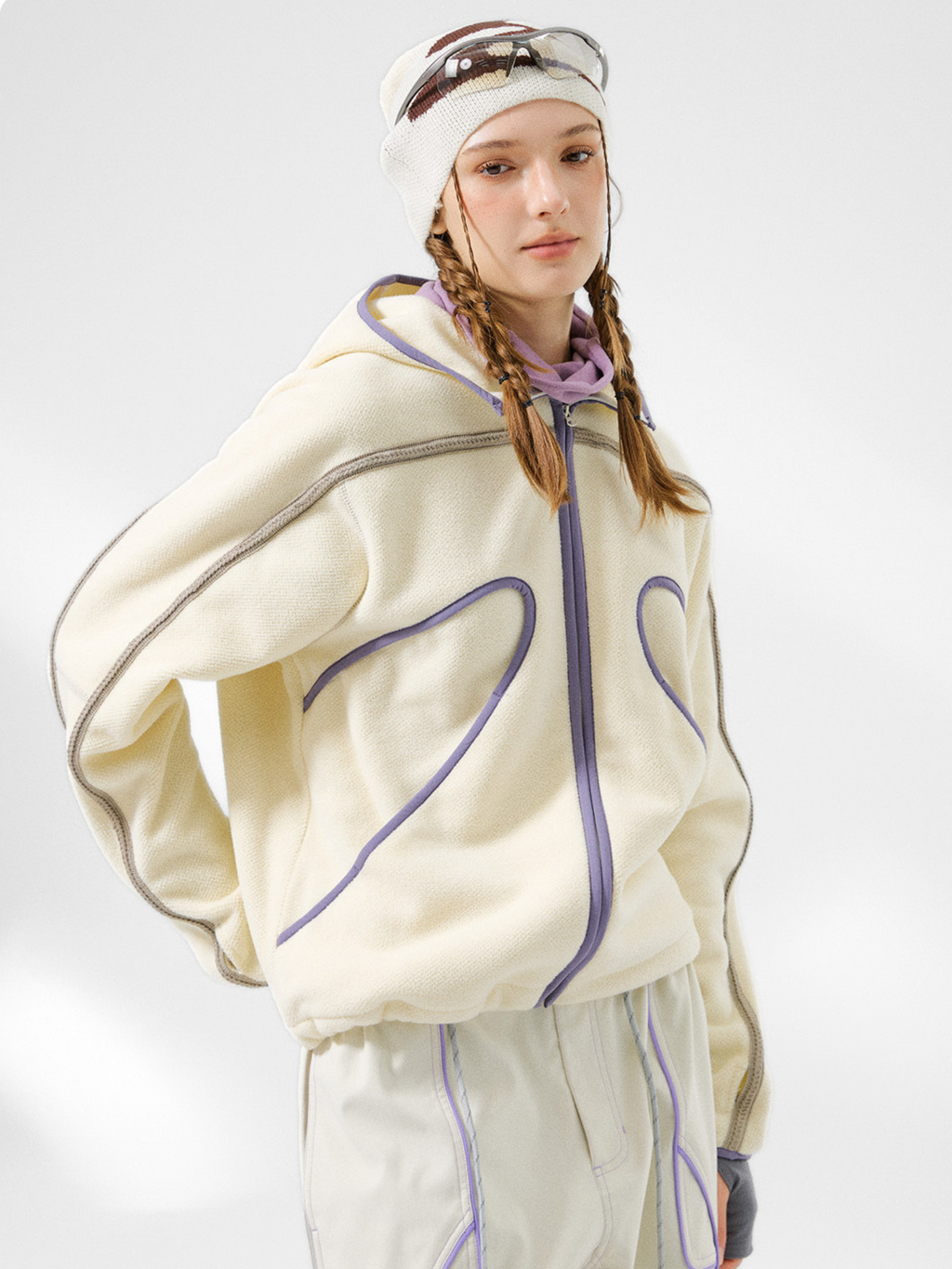 CrowPeak - Women's Colorblock Textured Zip-Up Jackets