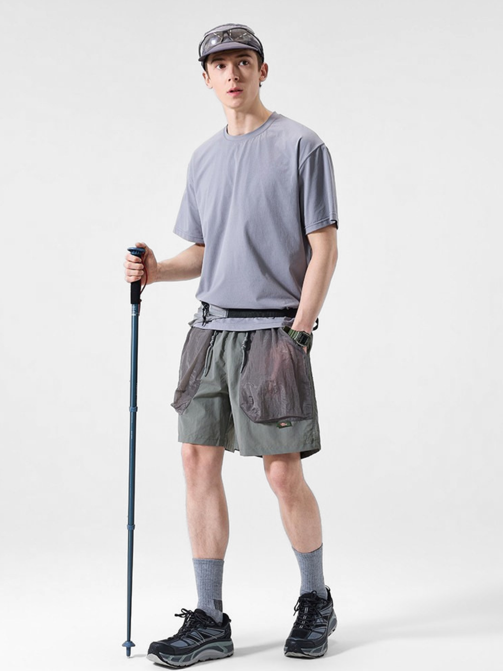 OwlGorge - Unisex Water-Repellent Breathable Hiking Cargo Shorts