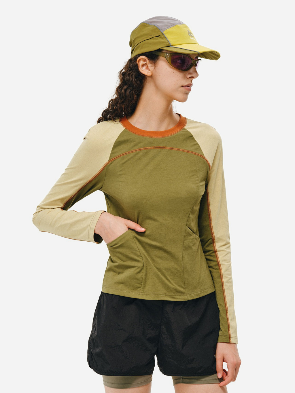 OwlPerch - Women's Color-Block Quick-Dry Long Sleeve T-Shirt