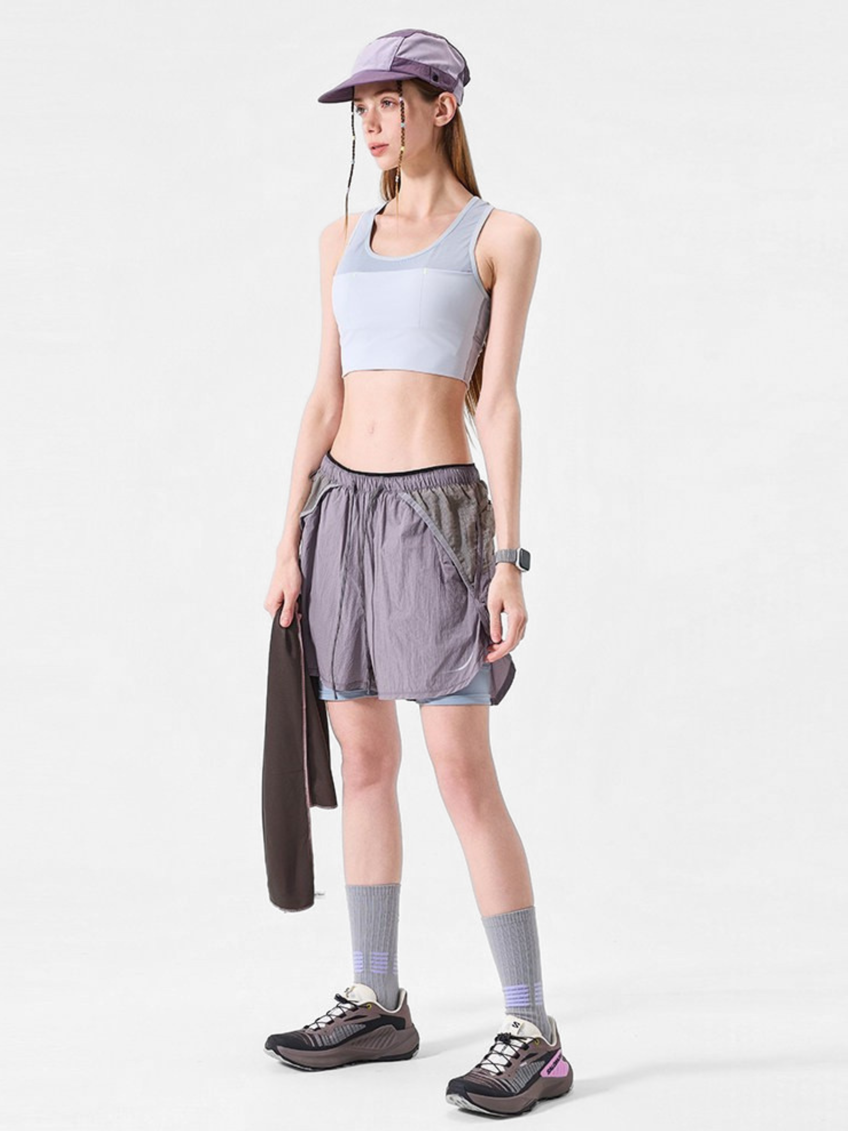 TrailSit - Unisex Quick-Dry 2-in-1 Active Shorts