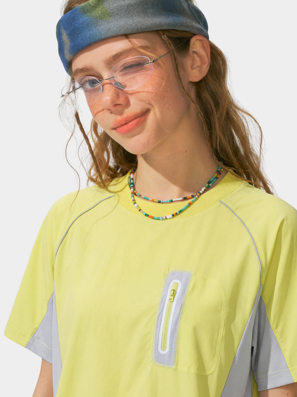 LightFlare - Unisex Colorblock Mesh Breathable Quick-Dry T-Shirt