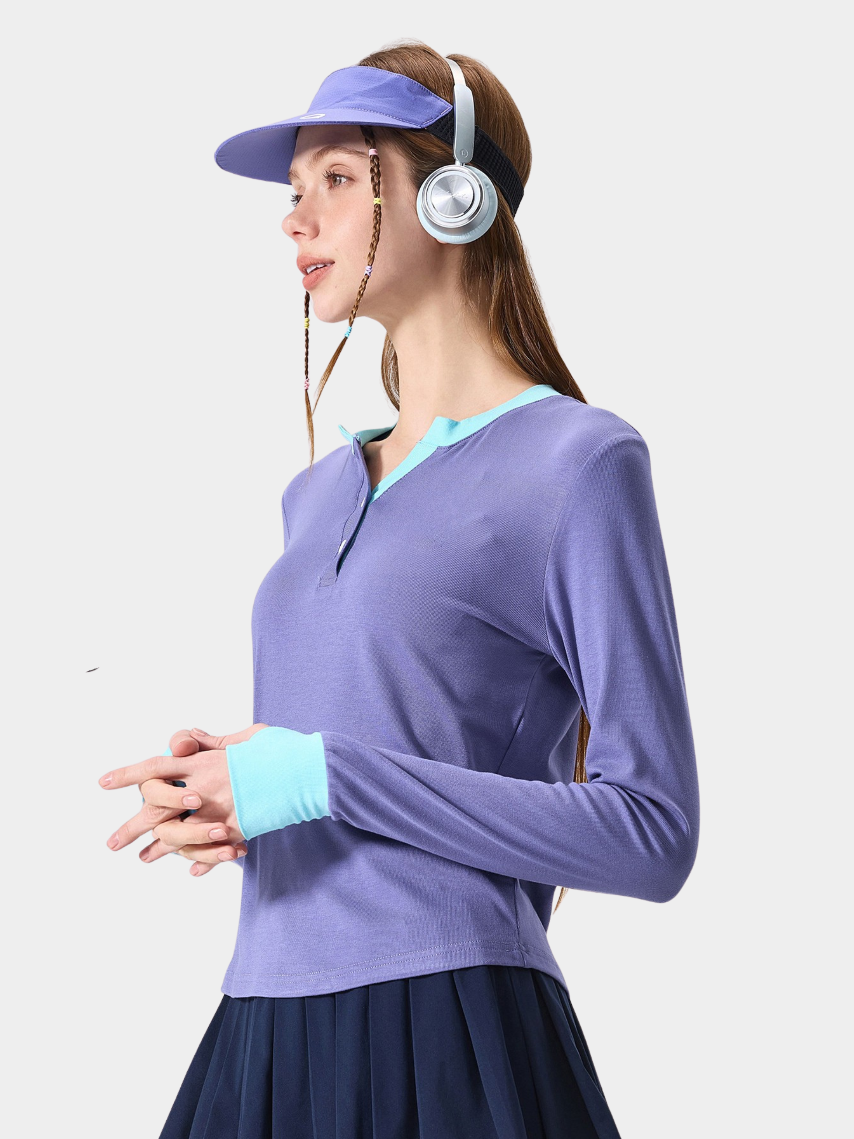 Thermax - Women's Lightweight Breathable Henley Neck T-Shirt