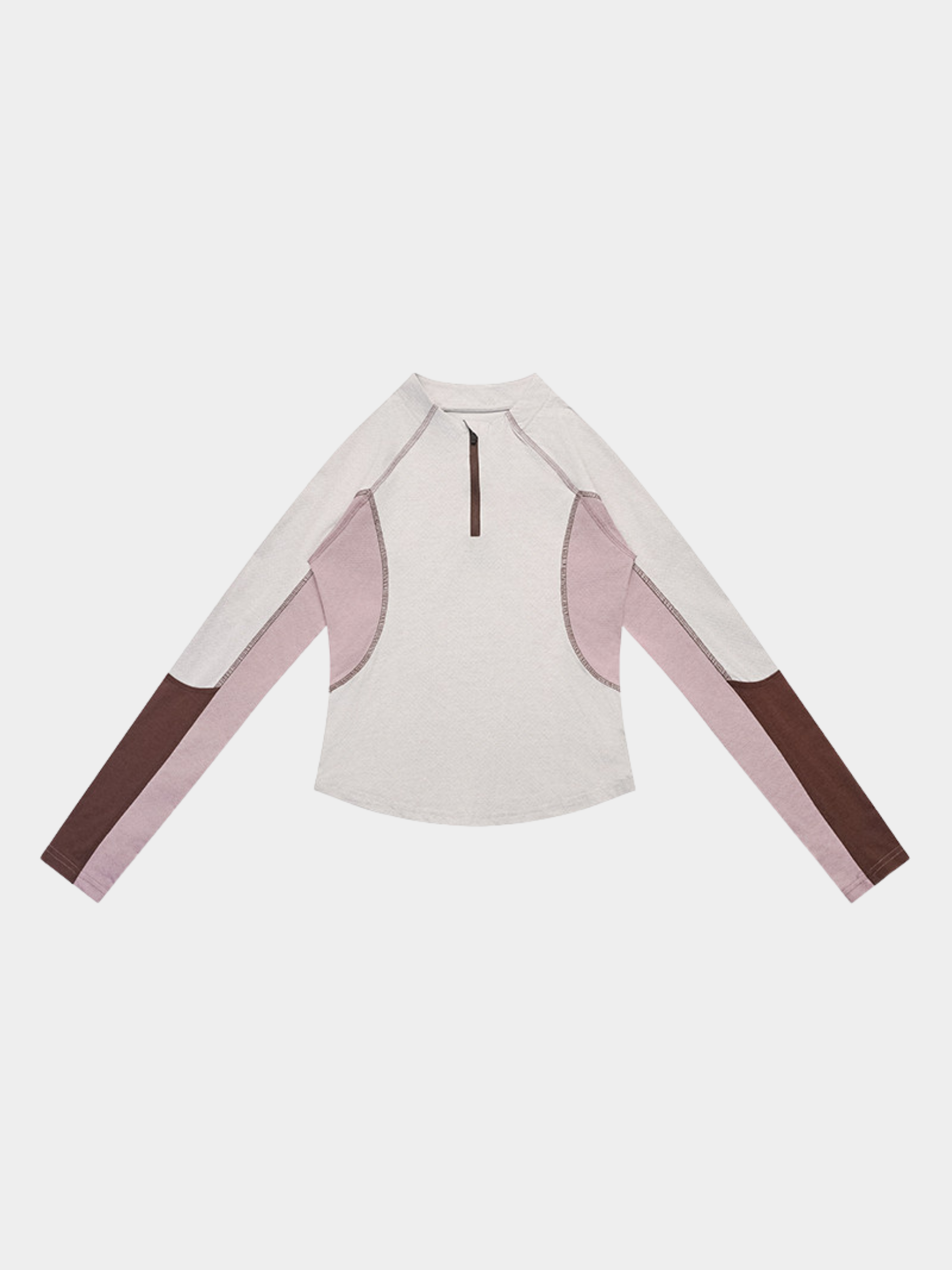 CoolDry - Women's Quick-Dry Half-Zip Cropped Sports Top